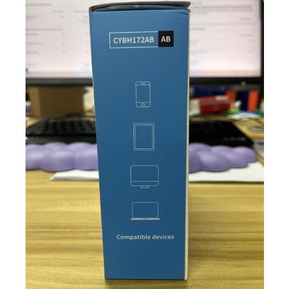 Auriculares USB C Cowyawn con micrófono, sonido estéreo HD