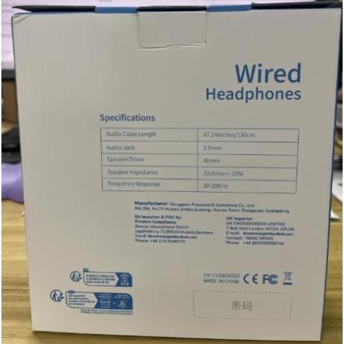 Auriculares USB C Cowyawn con micrófono, sonido estéreo HD