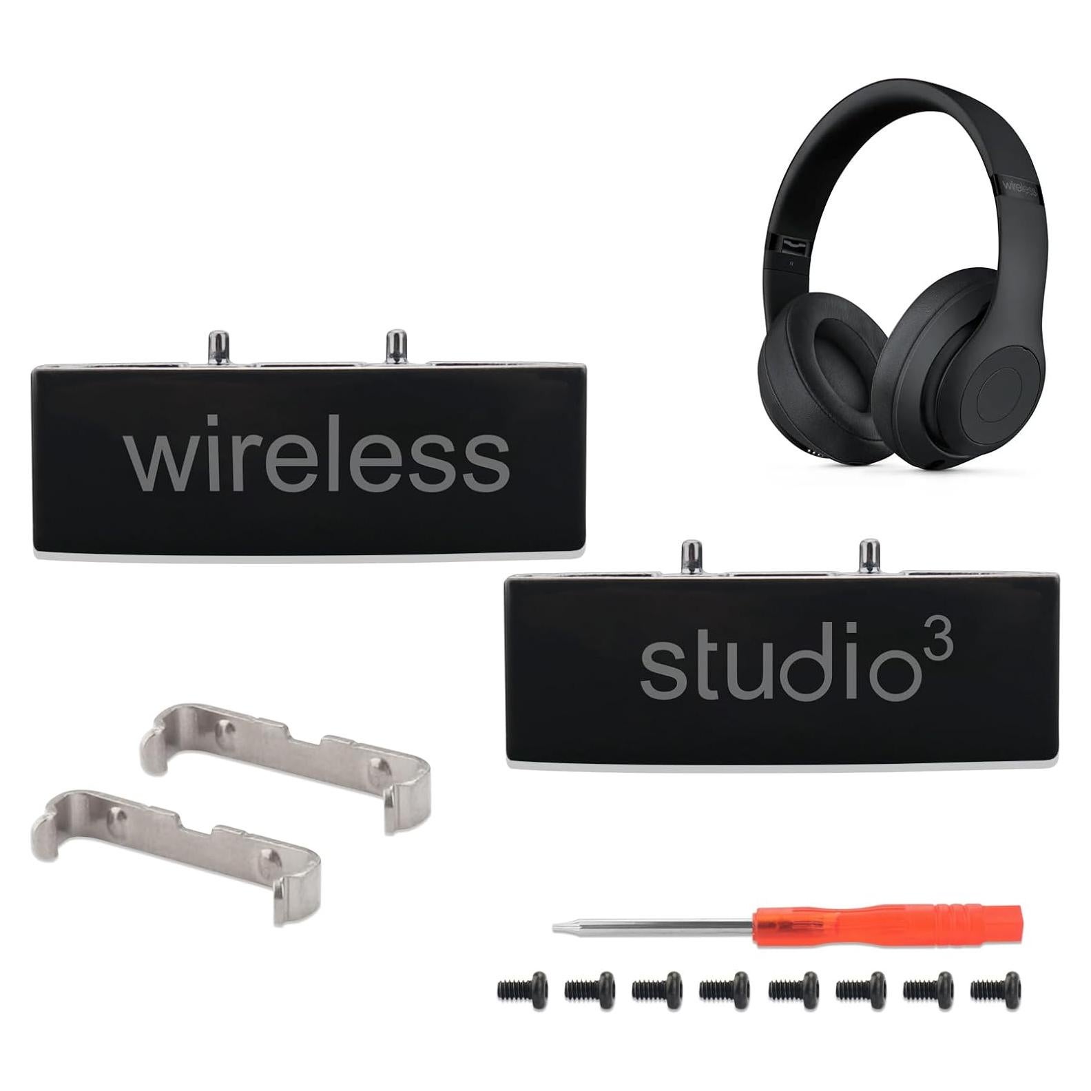 Repuestos de bisagra para auriculares Beats Studio 3 - Negro