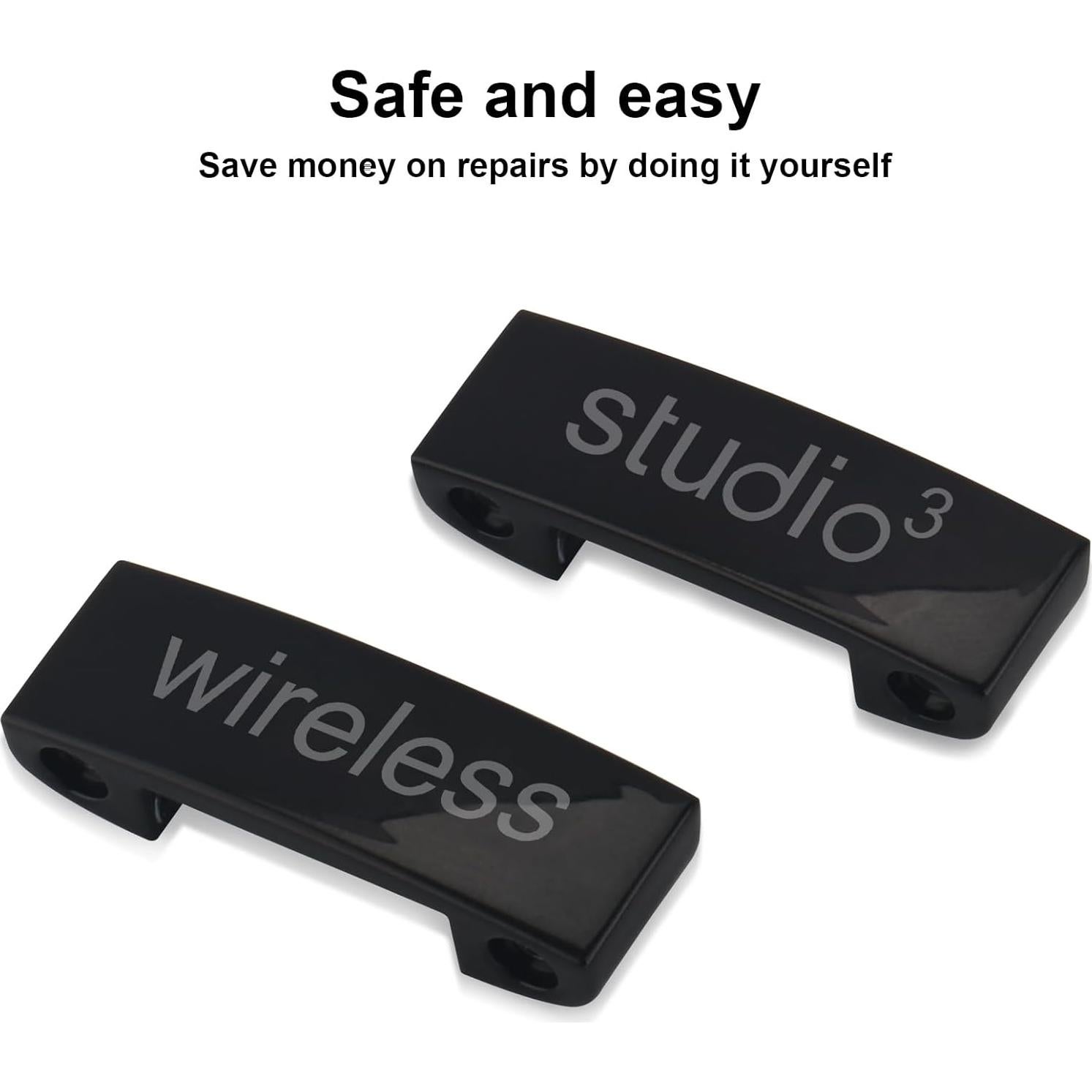 Repuestos de bisagra para auriculares Beats Studio 3 - Negro