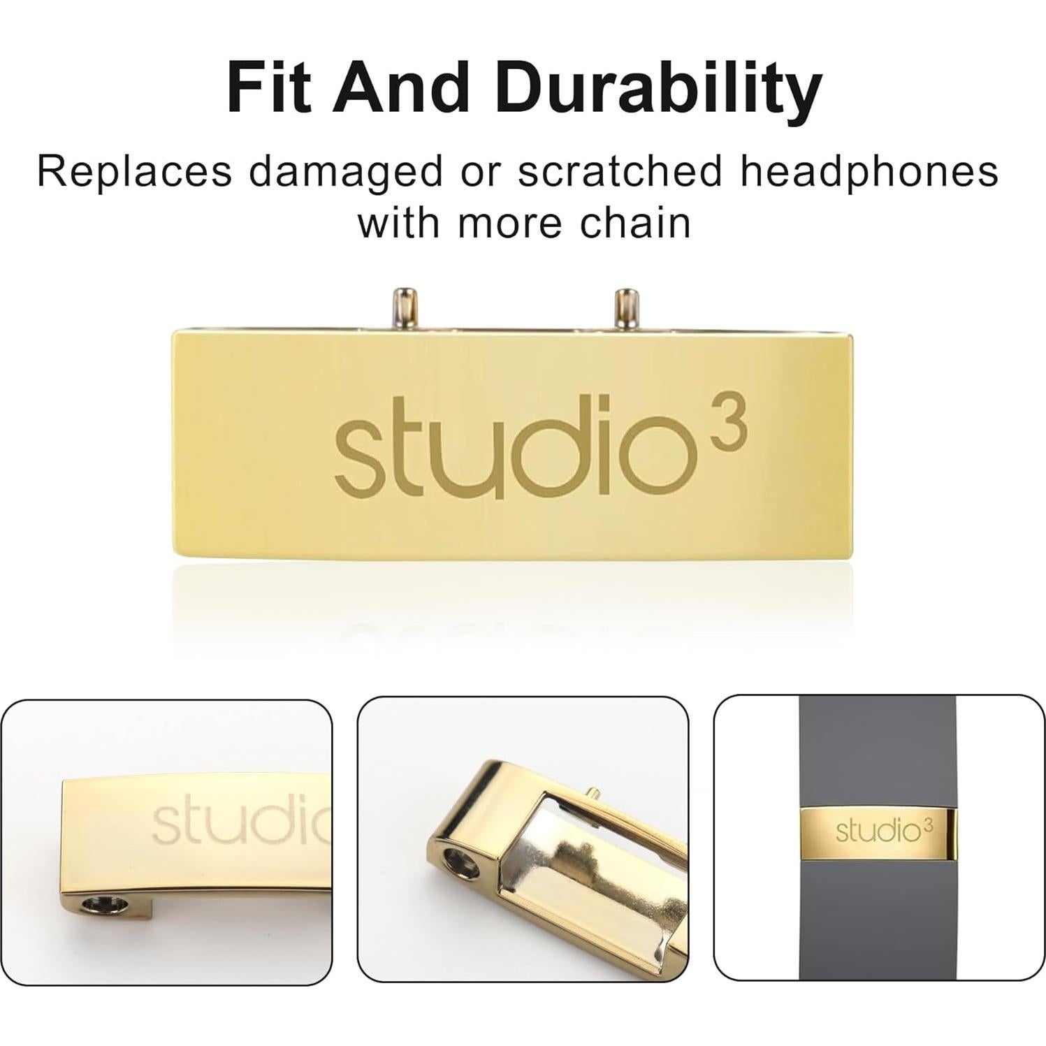 Reemplazo Conector Diadema Metal Miruchertter para Beats Studio 3