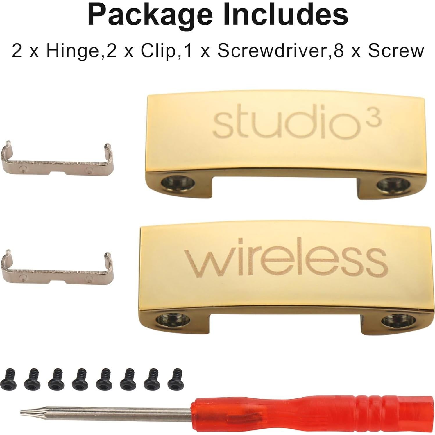 Reemplazo Conector Diadema Metal Miruchertter para Beats Studio 3