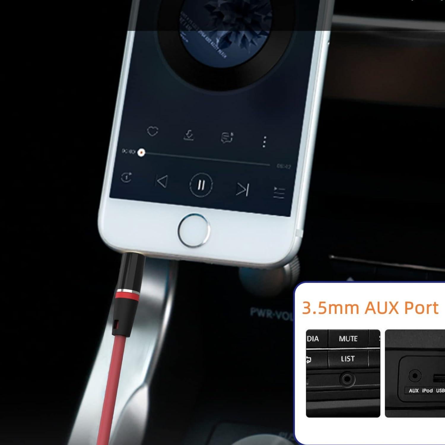 Cable de audio estéreos 3.5mm Learsoon 120cm para Beats