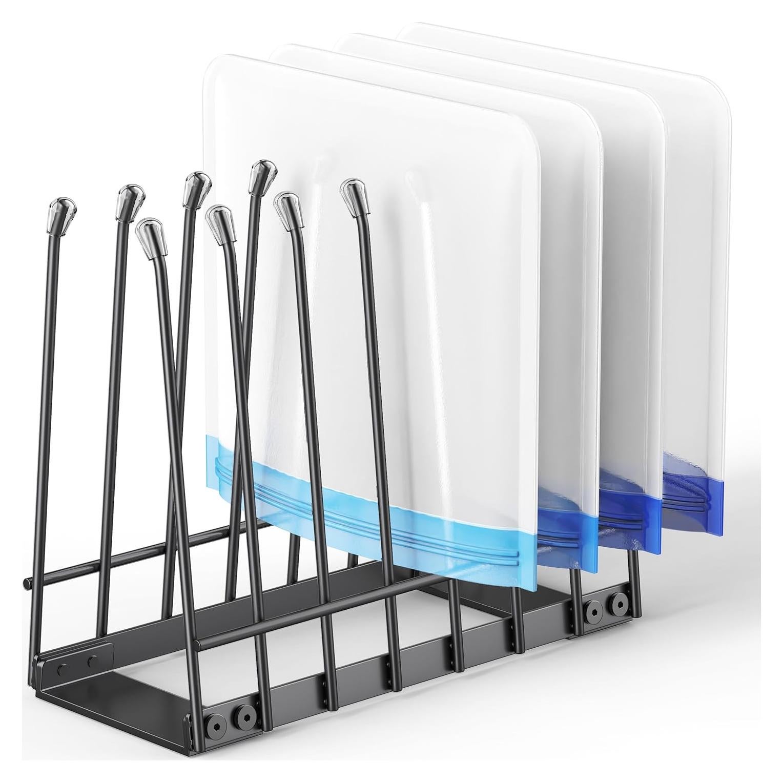 Organizador de Secado de Bolsas Plegable MKS18 Negro 23.9x19.6 cm