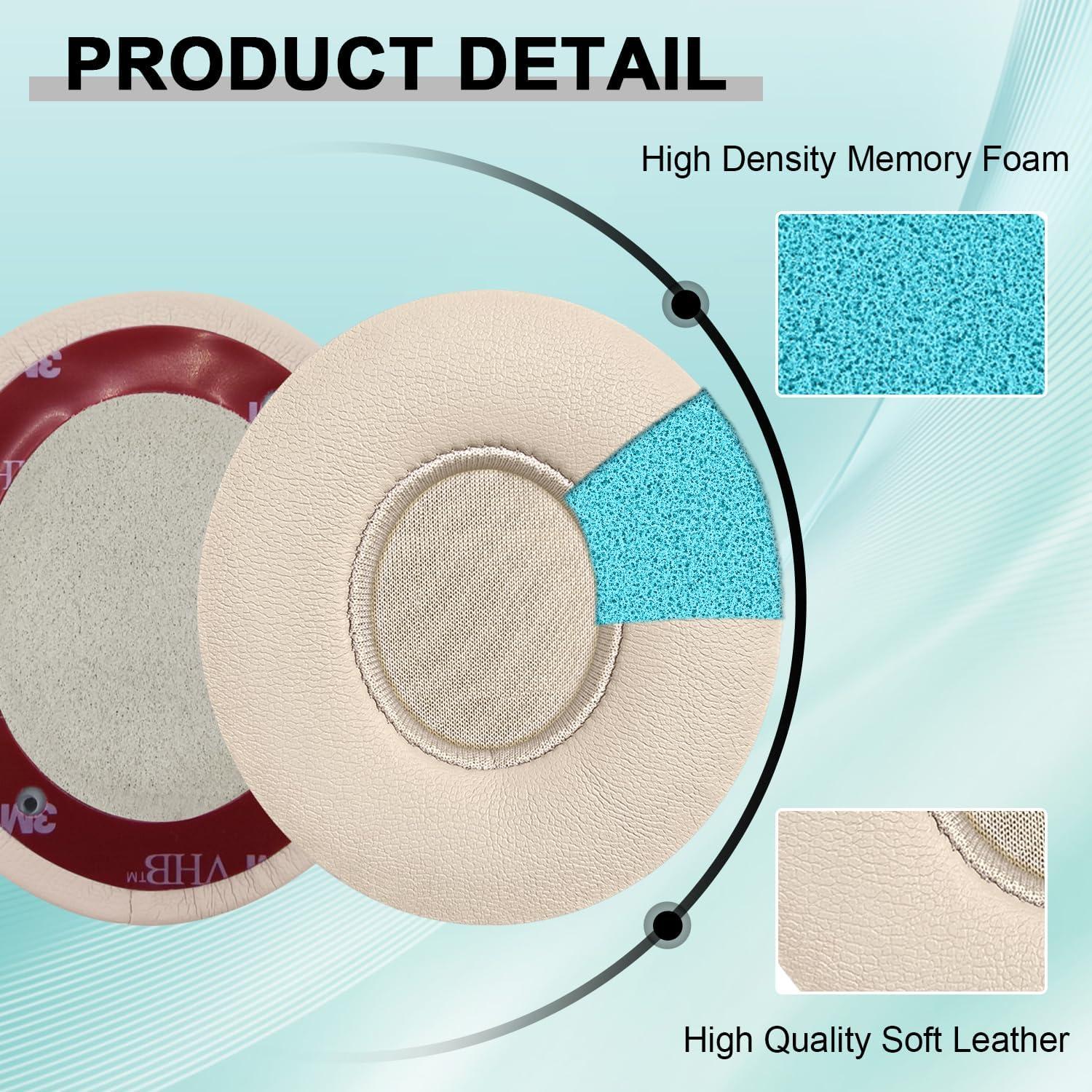 Almohadillas de Repuesto para Auriculares Beats Solo 2 y 3 Rosa