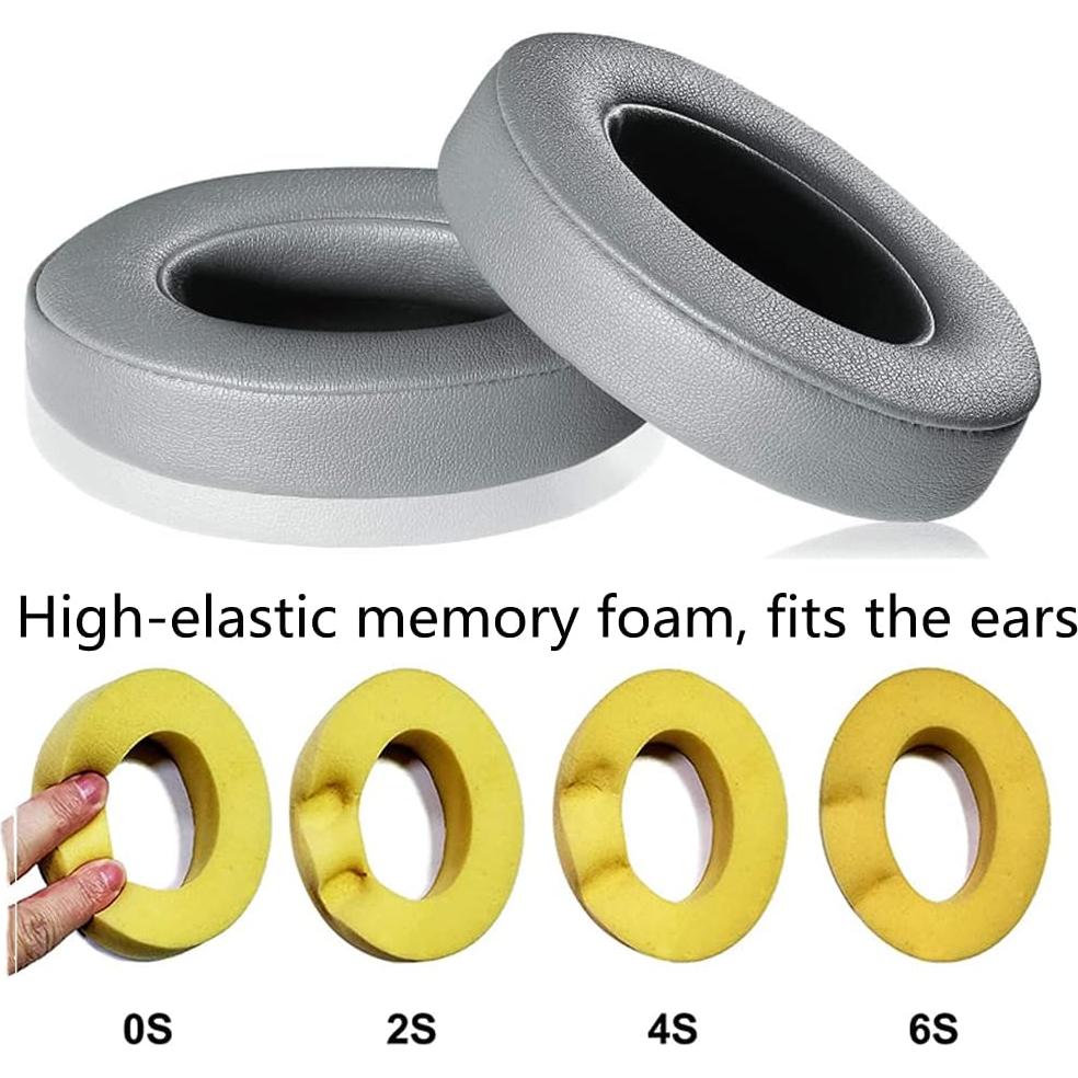 Almohadillas de Repuesto Koffmon para Beats Studio 2 y 3 Gris