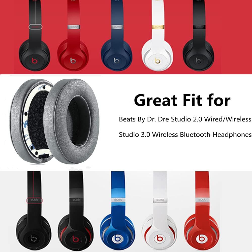 Almohadillas de Repuesto Koffmon para Beats Studio 2 y 3 Gris