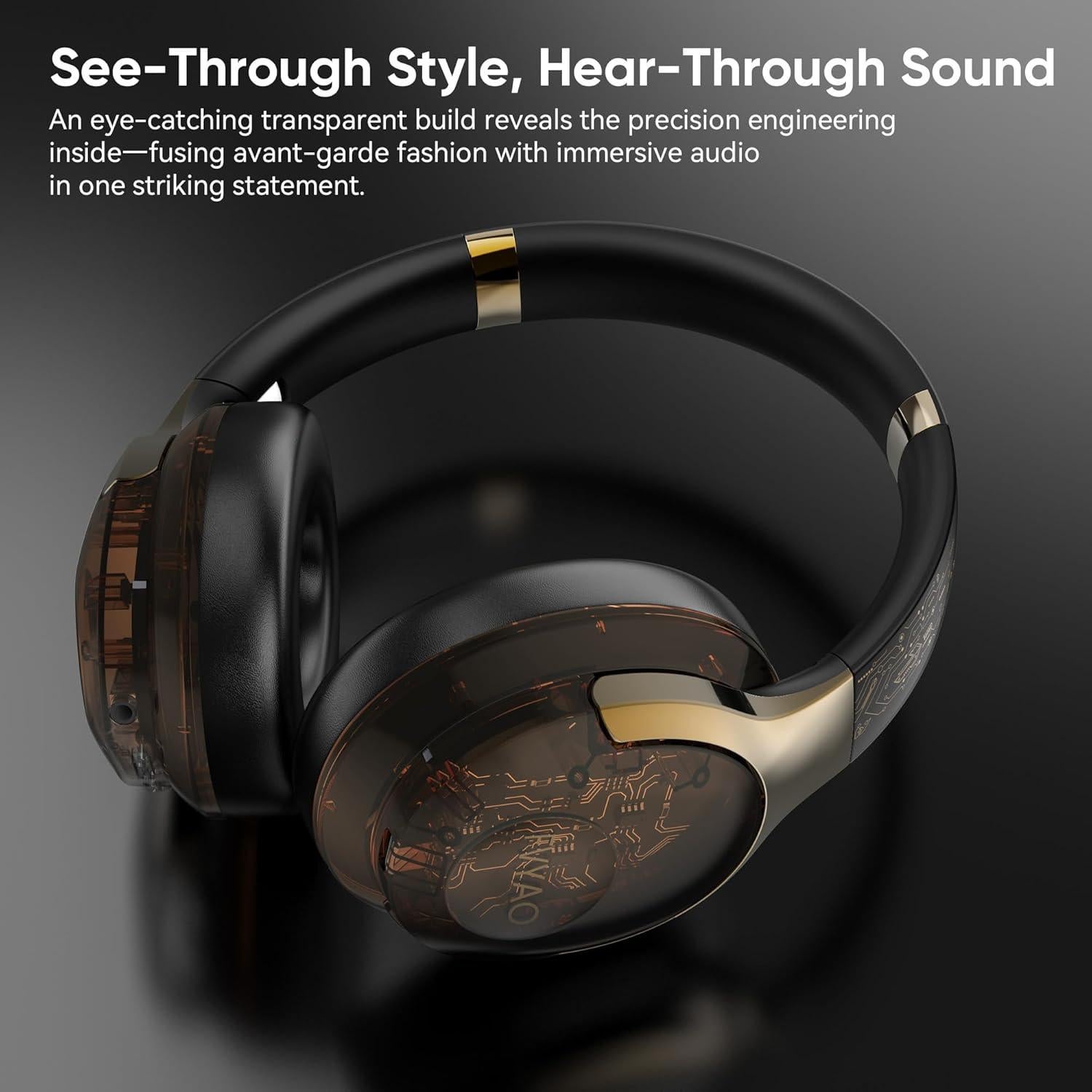 Auriculares Inalámbricos Bluetooth FVYAO V6.0 65H RGB HiFi