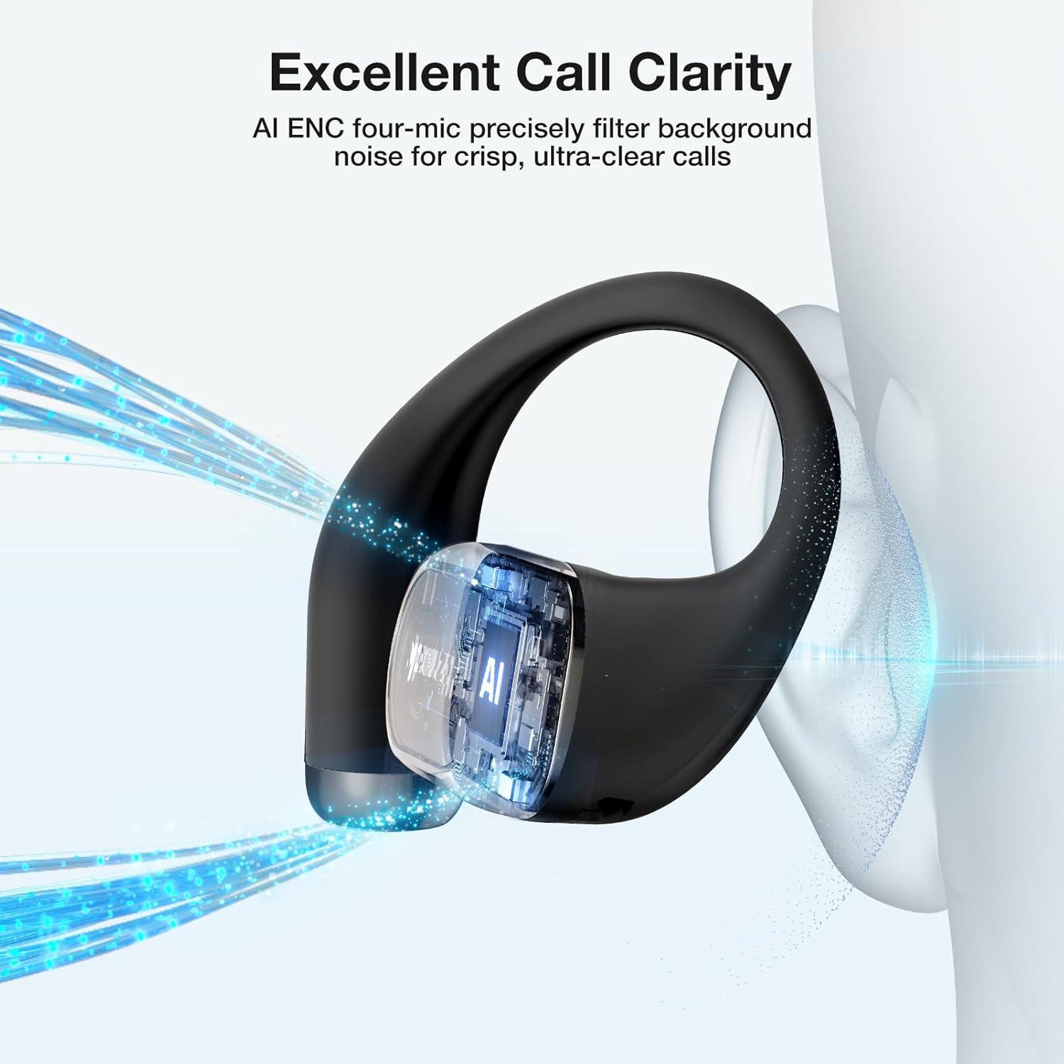 Auriculares Inalámbricos BlitzRock CT3 Pro, 42H, IPX5, Bluetooth 5.4