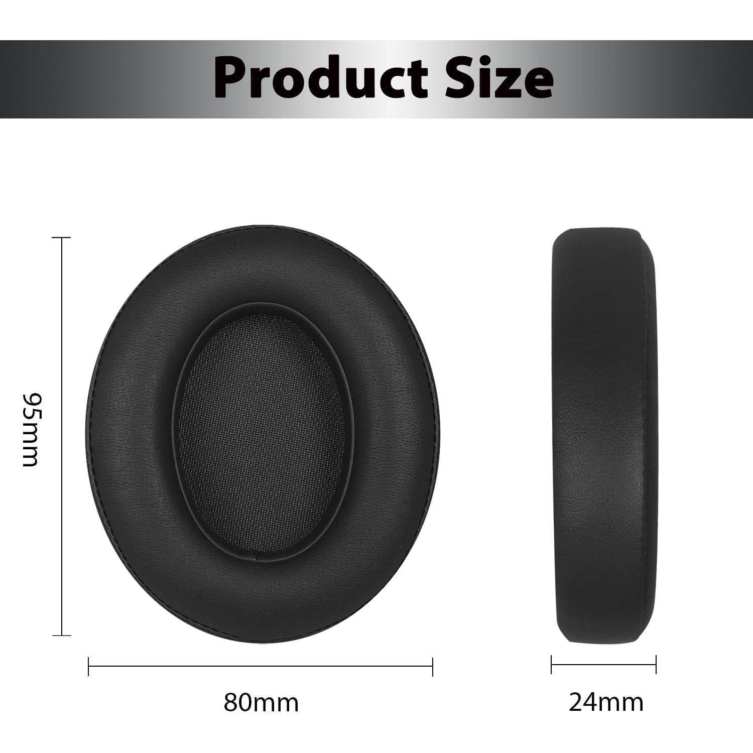 Almohadillas de Reemplazo para Auriculares Beats Studio 2/3 - Negro