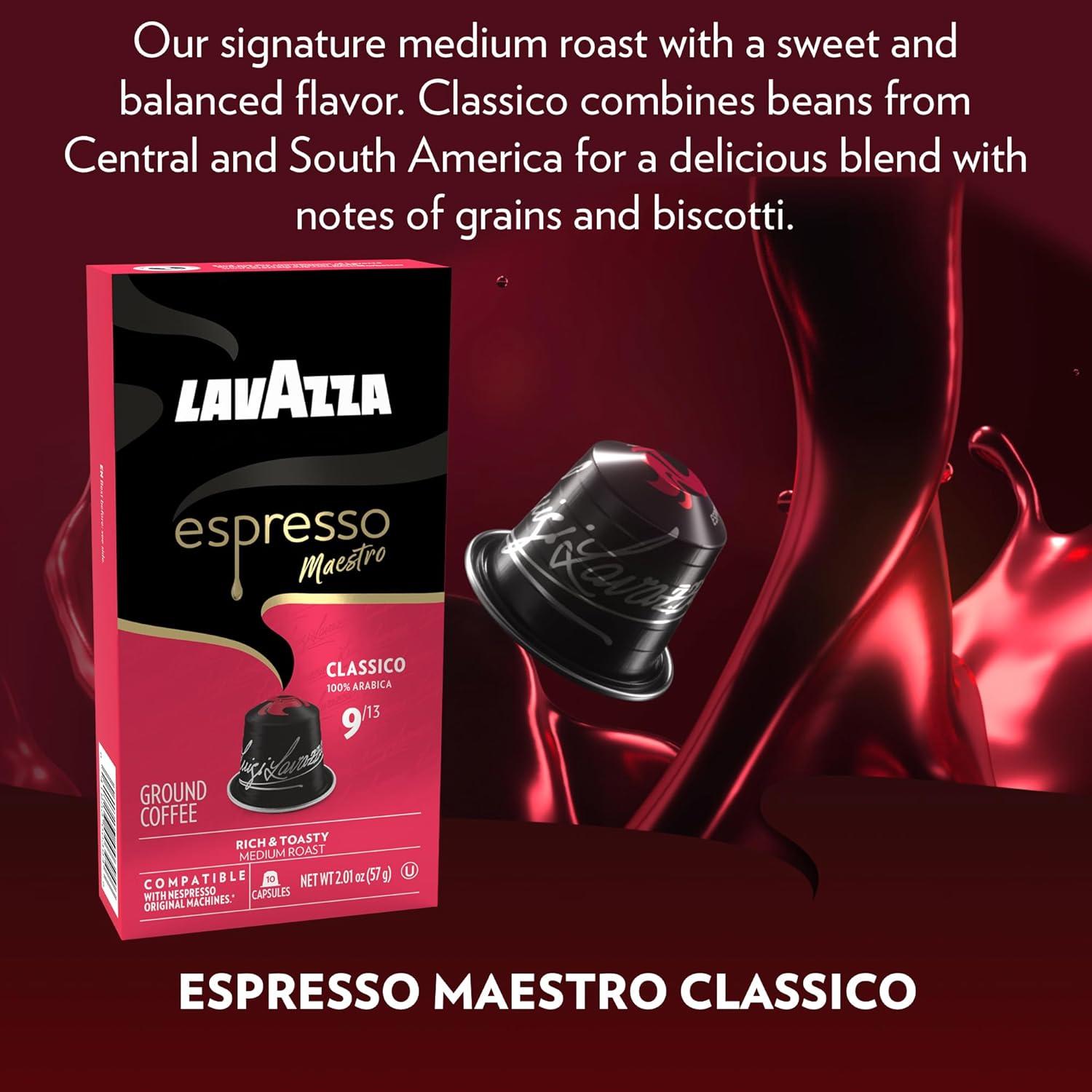 Cápsulas de Café Lavazza Espresso Classico 100% Arábica 60 Unidades