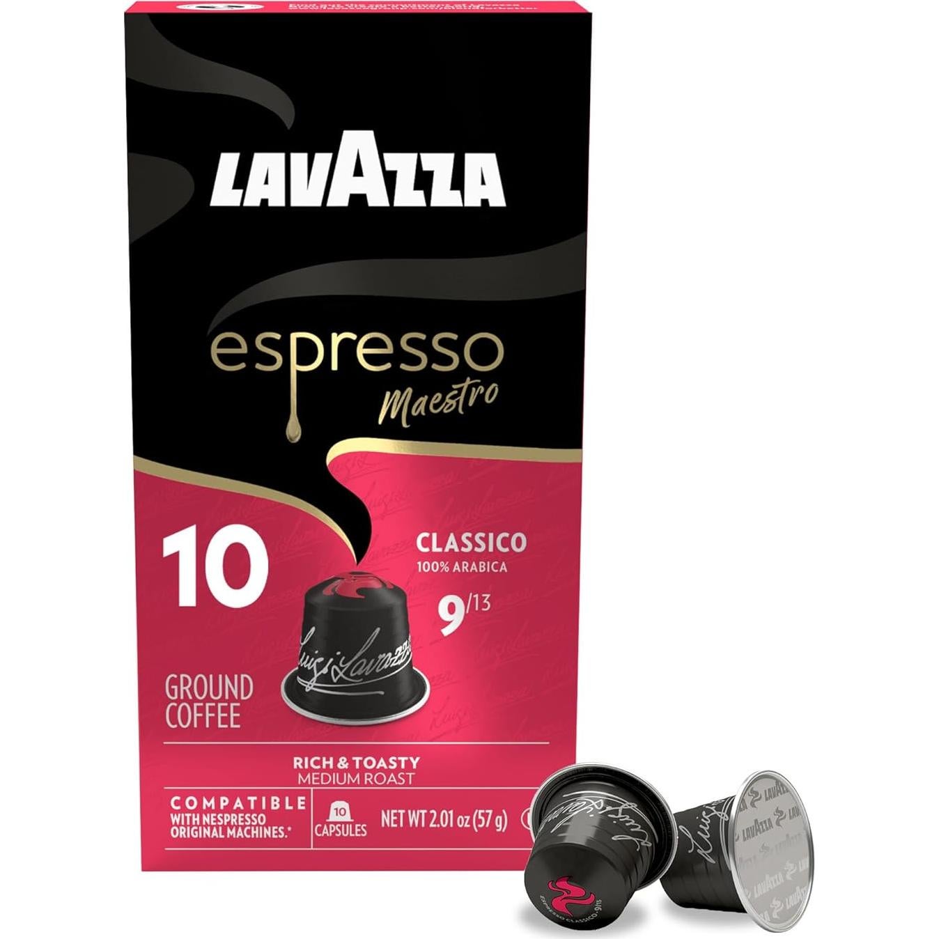 Cápsulas de Café Lavazza Espresso Classico 100% Arábica 60 Unidades
