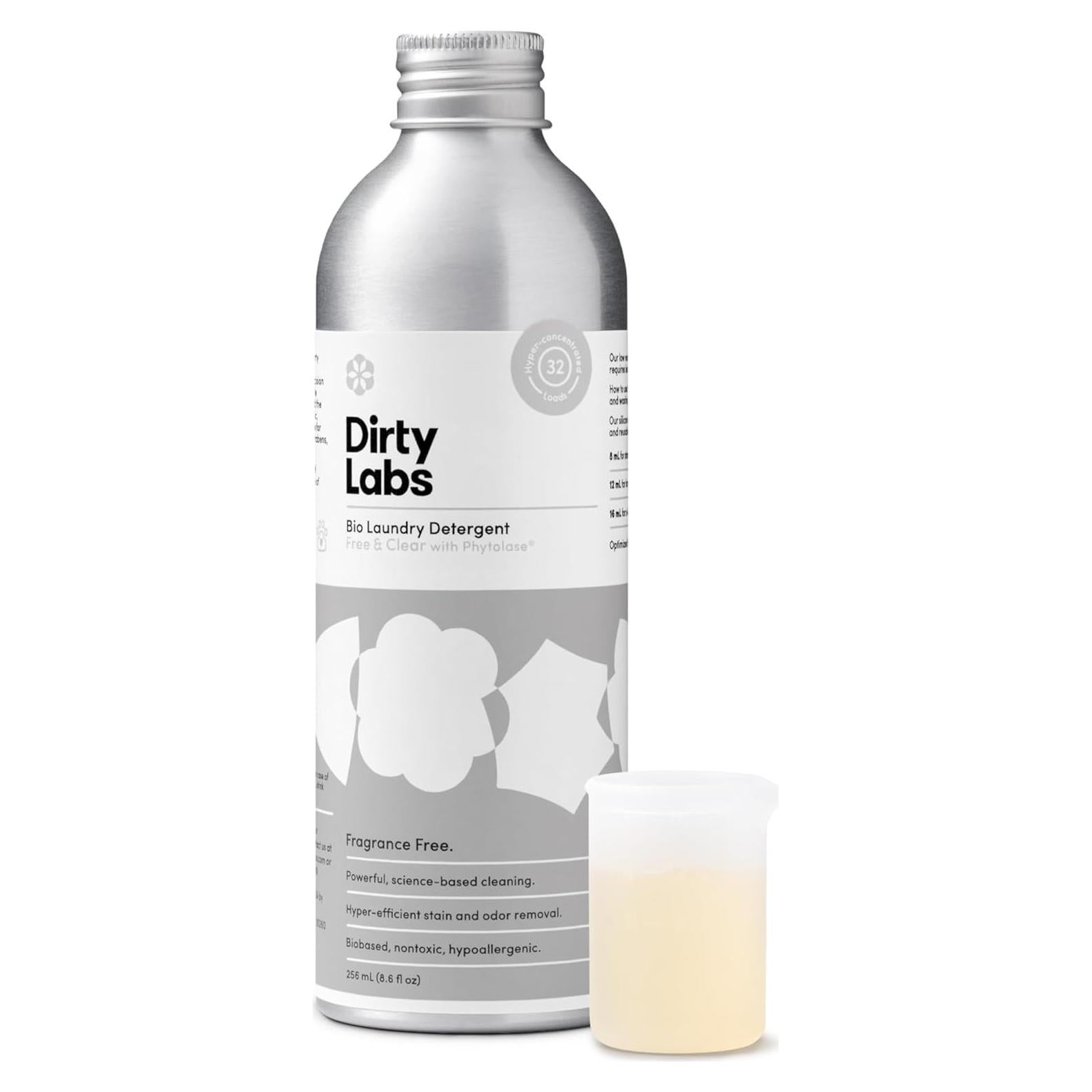 Detergente Líquido Bio Dirty Labs 255 ml Sin Fragancia Ecológico