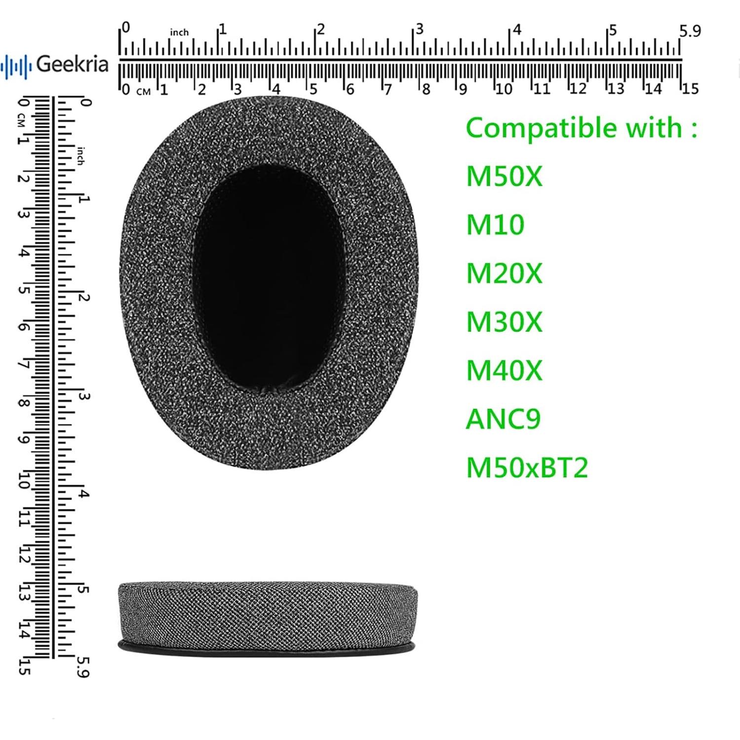 Almohadillas de Reemplazo Geekria para Auriculares Audio-Technica