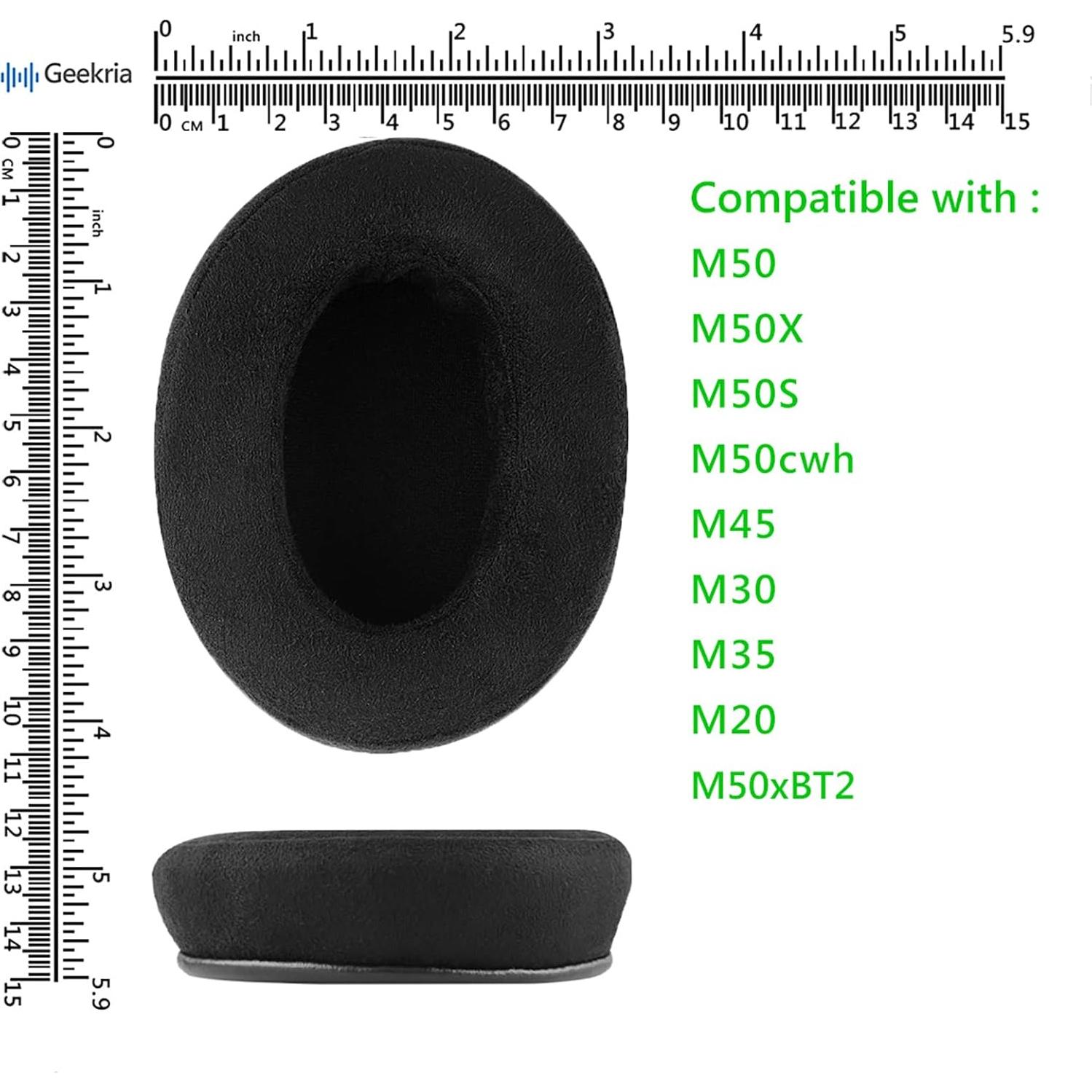 Almohadillas de Reemplazo Geekria para Auriculares Audio-Technica