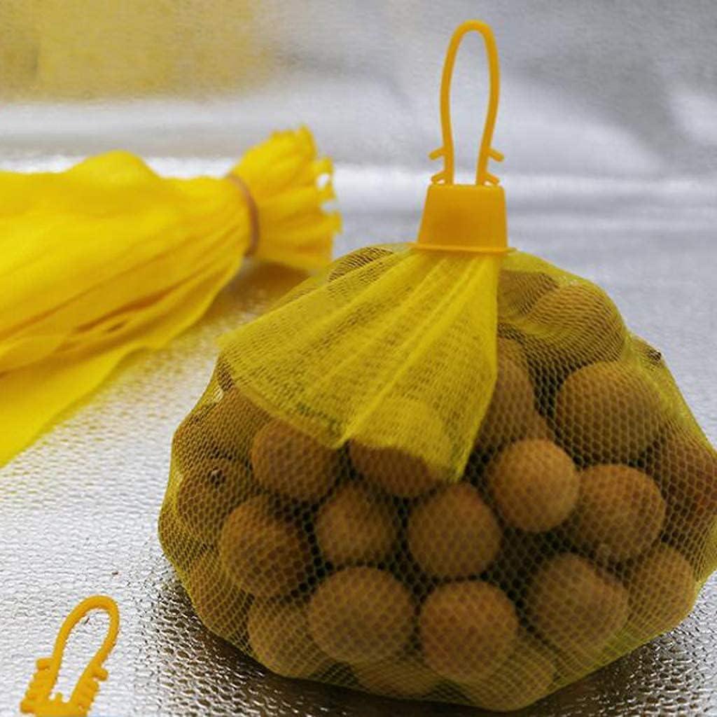 100 Bolsas de Malla Reutilizables EBOCACB 38cm para Frutas y Verduras