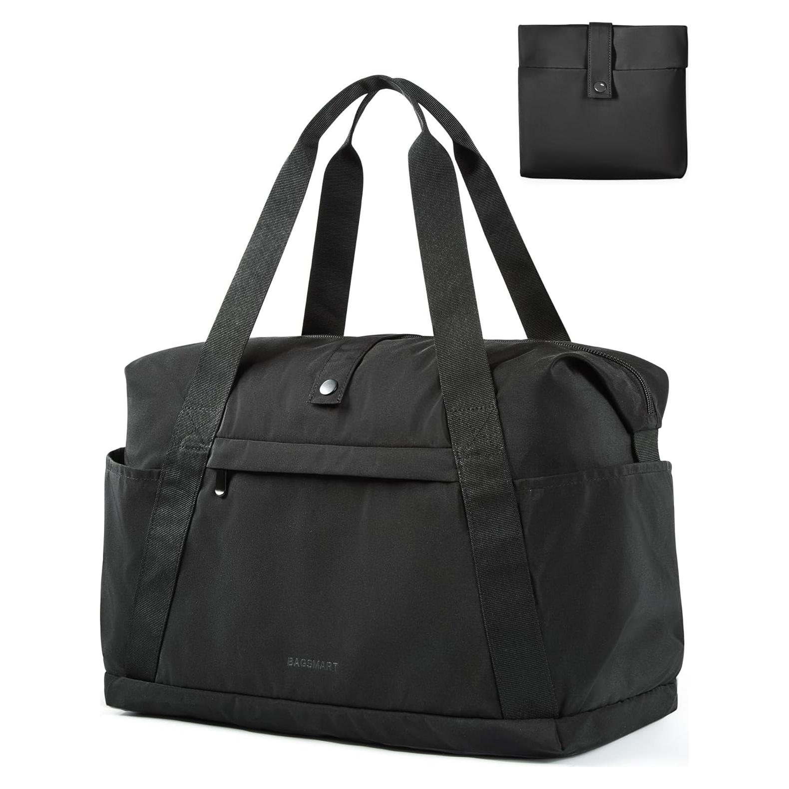 Bolsa de Gimnasio Plegable BAGSMART 23L Negra para Viajes