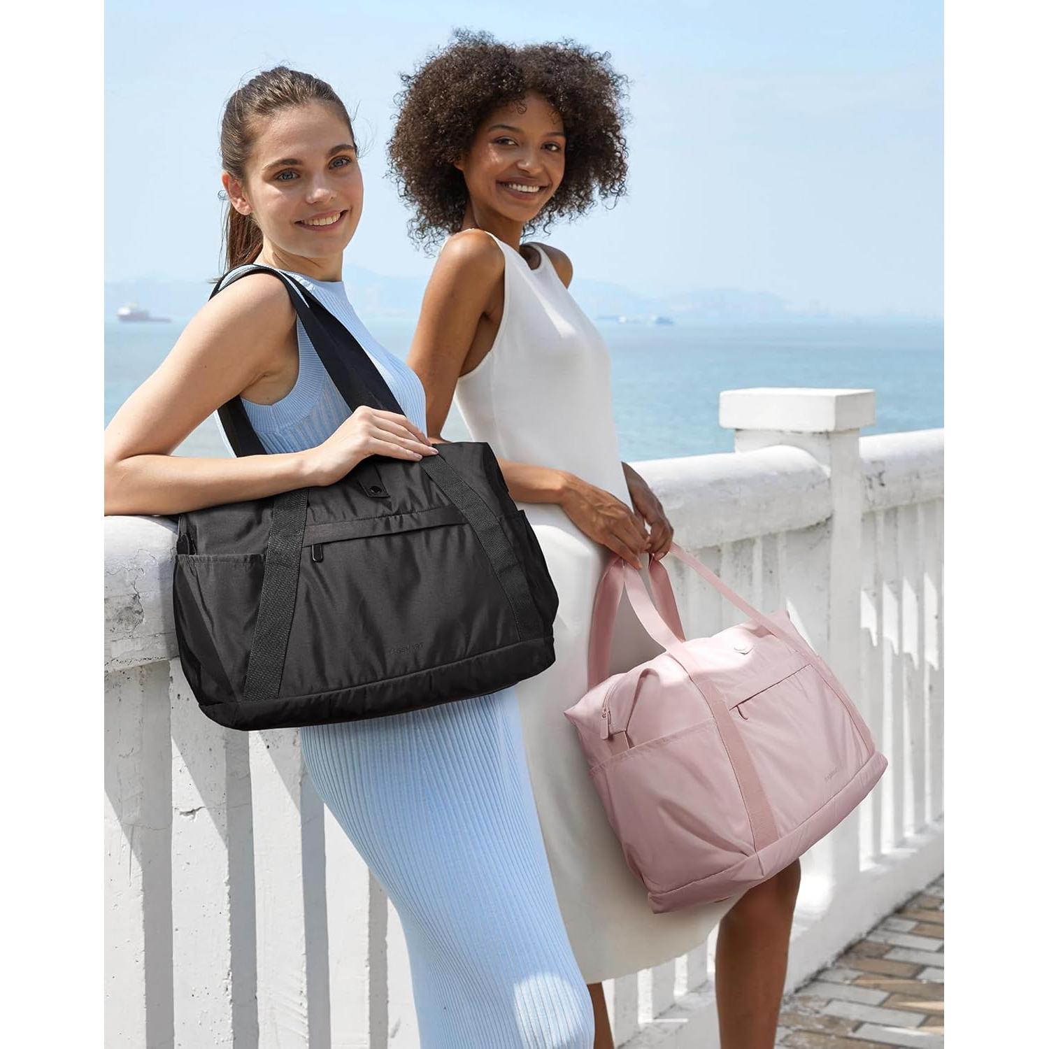 Bolsa de Gimnasio Plegable BAGSMART 23L Negra para Viajes