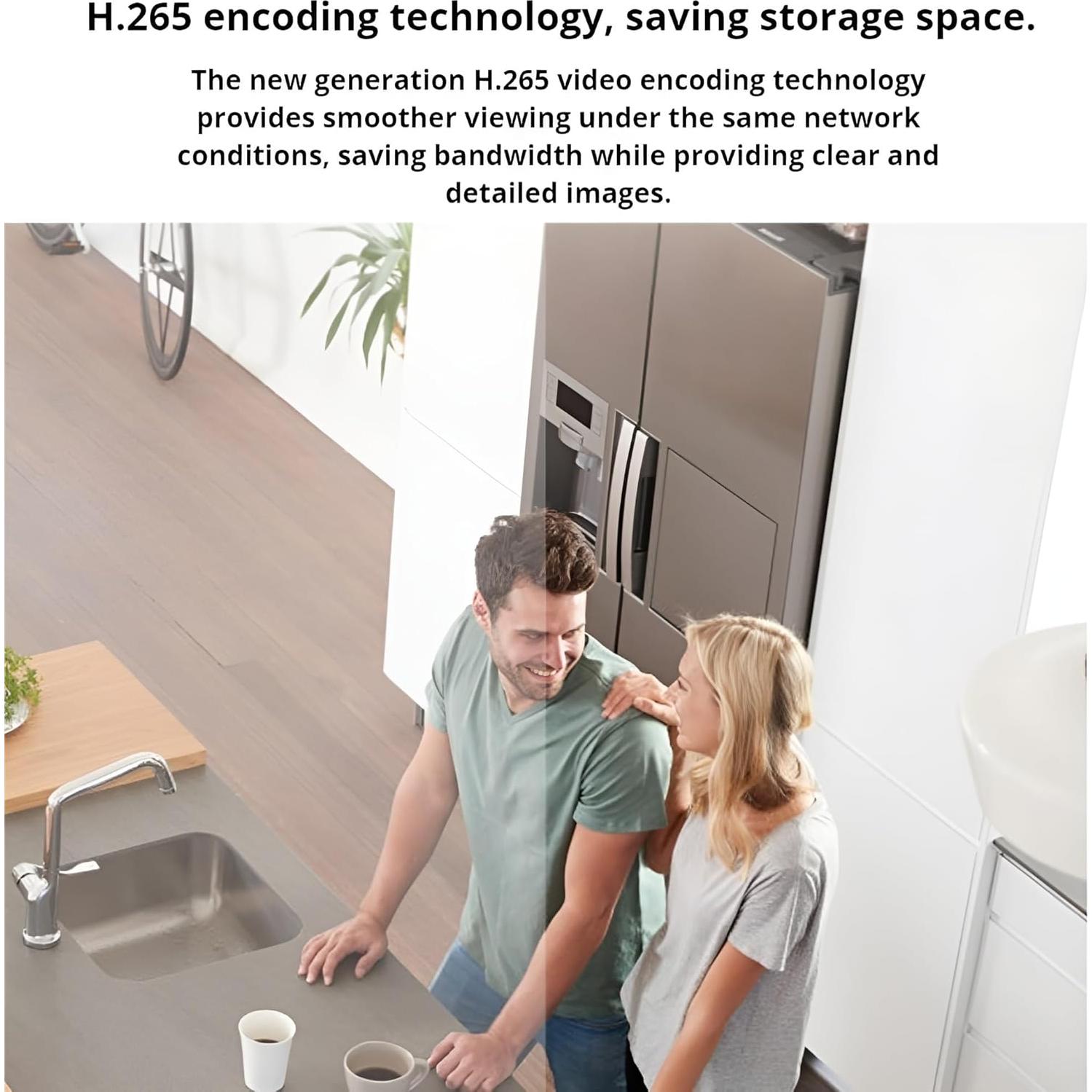 Cámara de Seguridad Interior Tuya 3MP WiFi 360° con Visión Nocturna