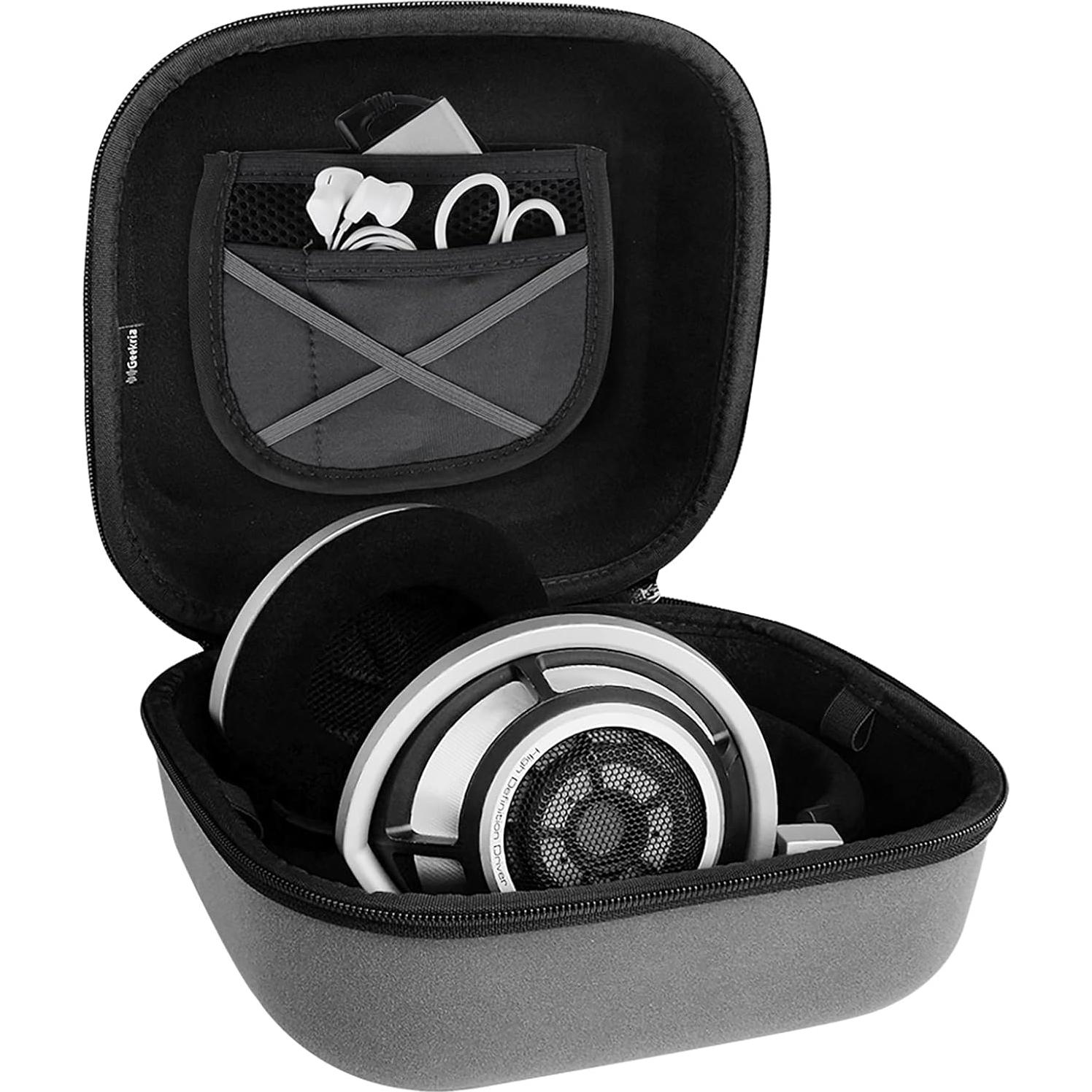 Funda Geekria para Auriculares Grandes Gris - Concha Dura