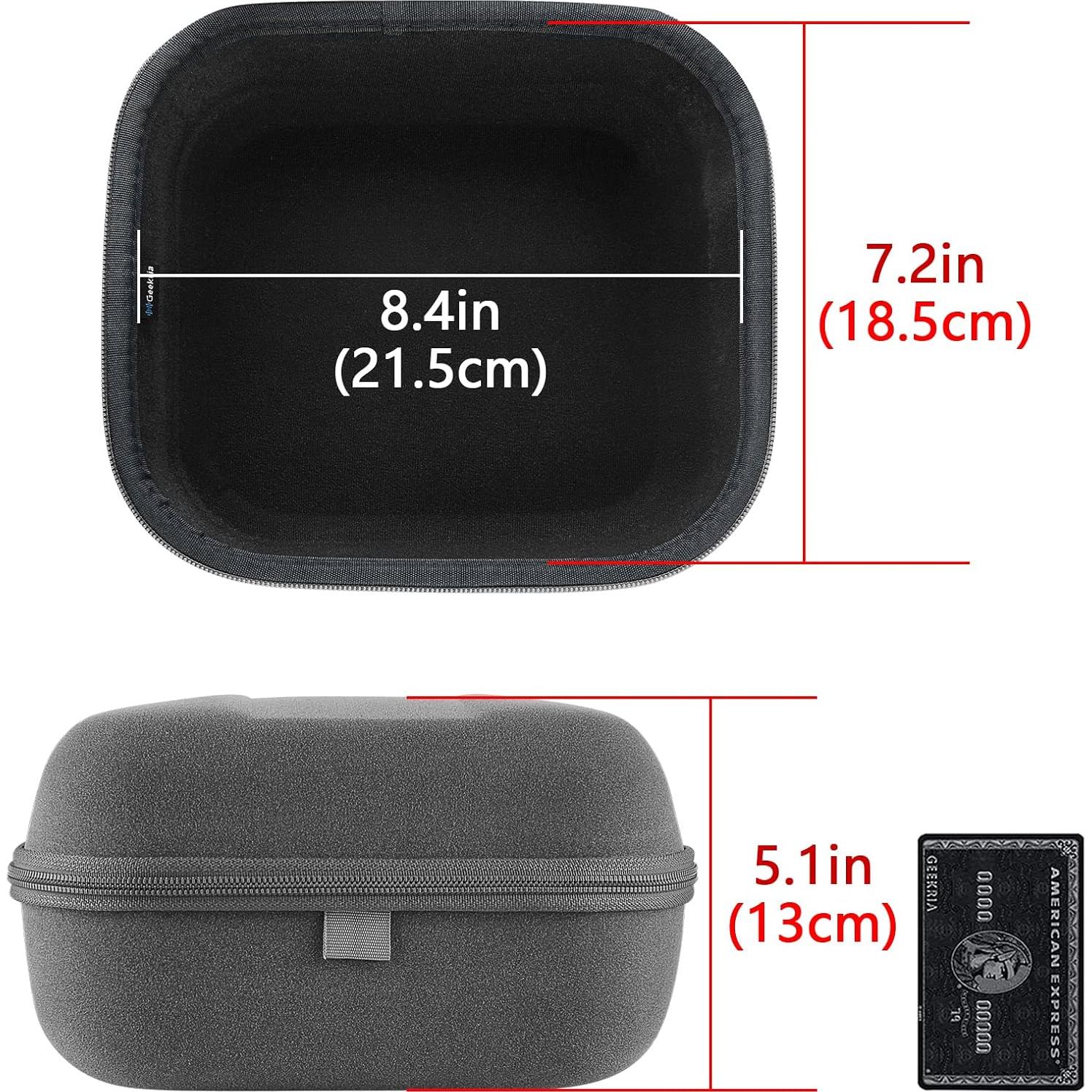 Funda Geekria para Auriculares Grandes Gris - Concha Dura