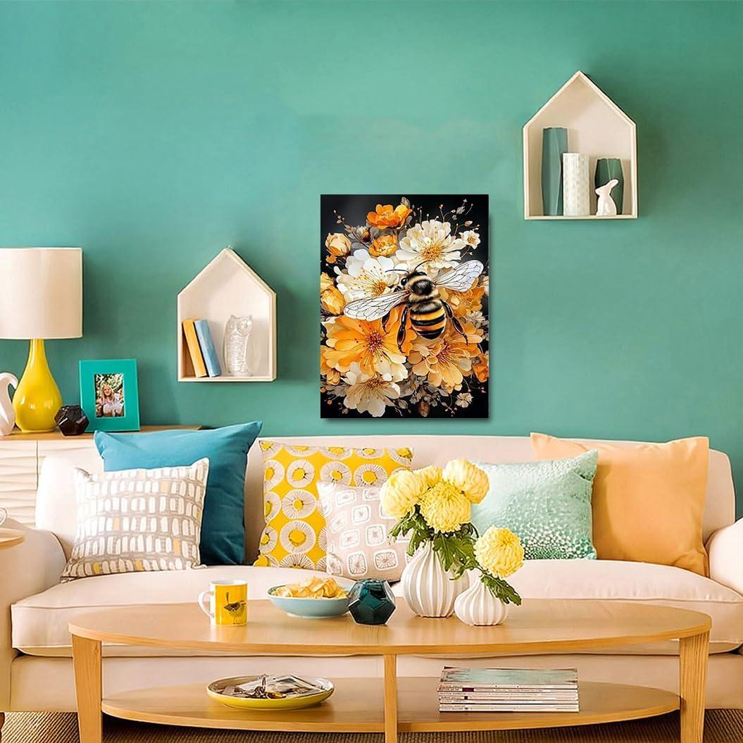 Kit de Pintura por Números WEMEON 40.64x50.8 cm Naturaleza