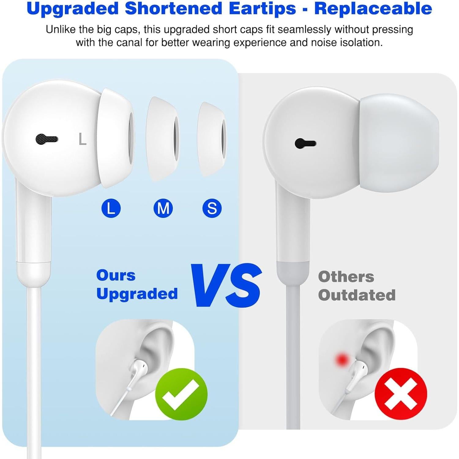 Auriculares In-Ear TOPAUX 3.5mm con Micrófono y Aislamiento