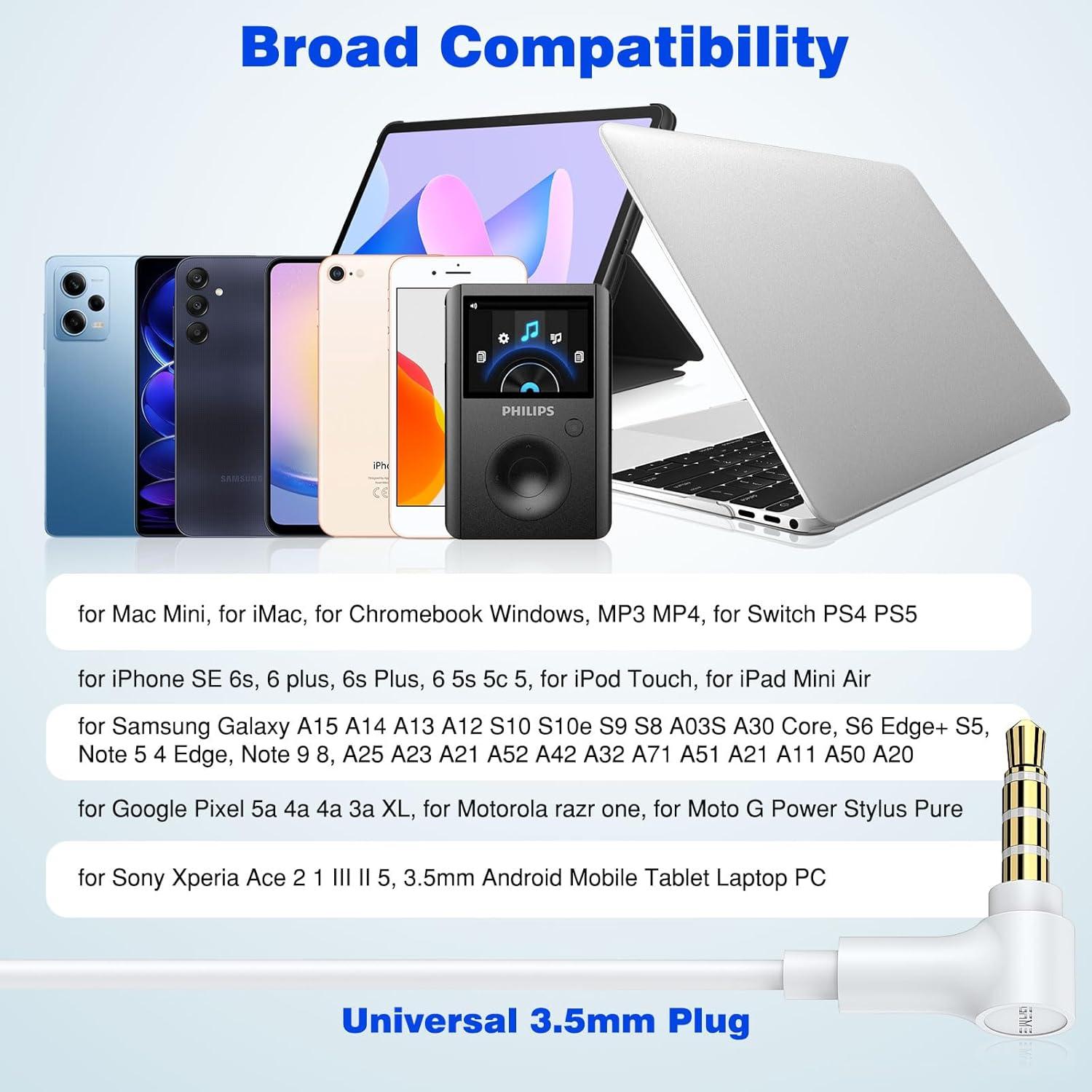 Auriculares In-Ear TOPAUX 3.5mm con Micrófono y Aislamiento