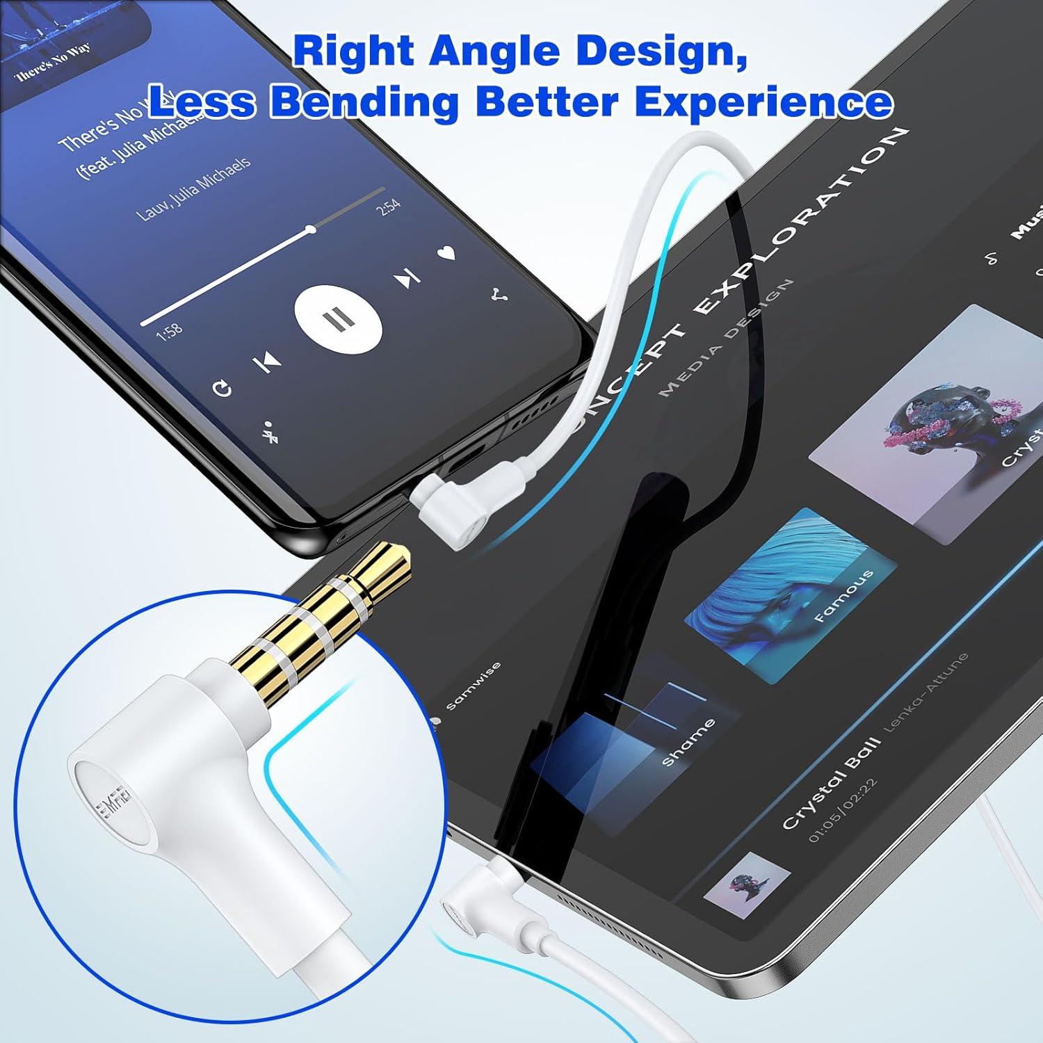 Auriculares In-Ear TOPAUX 3.5mm con Micrófono y Aislamiento