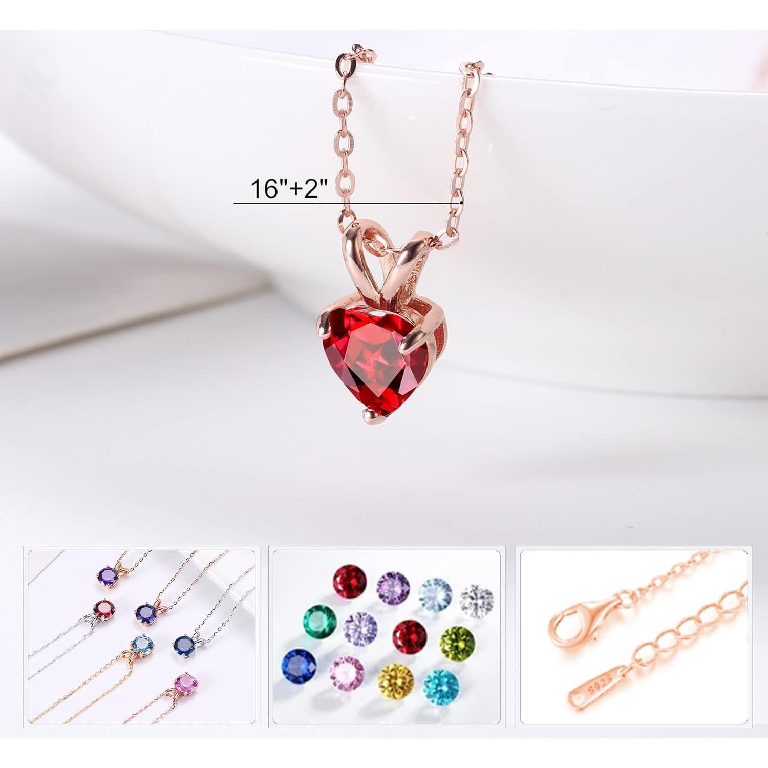 Collar de Nacimiento Corazón SMILEST Plata Esterlina 925