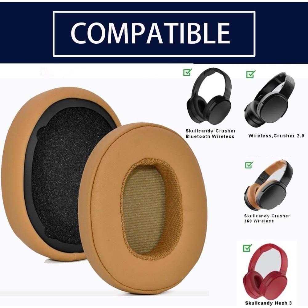 Almohadillas de Repuesto Skullcandy Crusher Wireless/Evo/Hesh 3 - Marrón