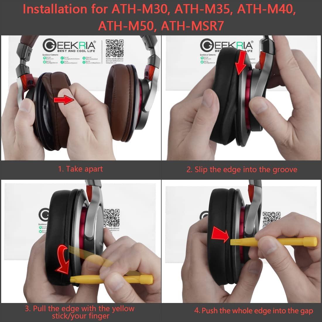 Almohadillas de Reemplazo Geekria para Auriculares Medianos