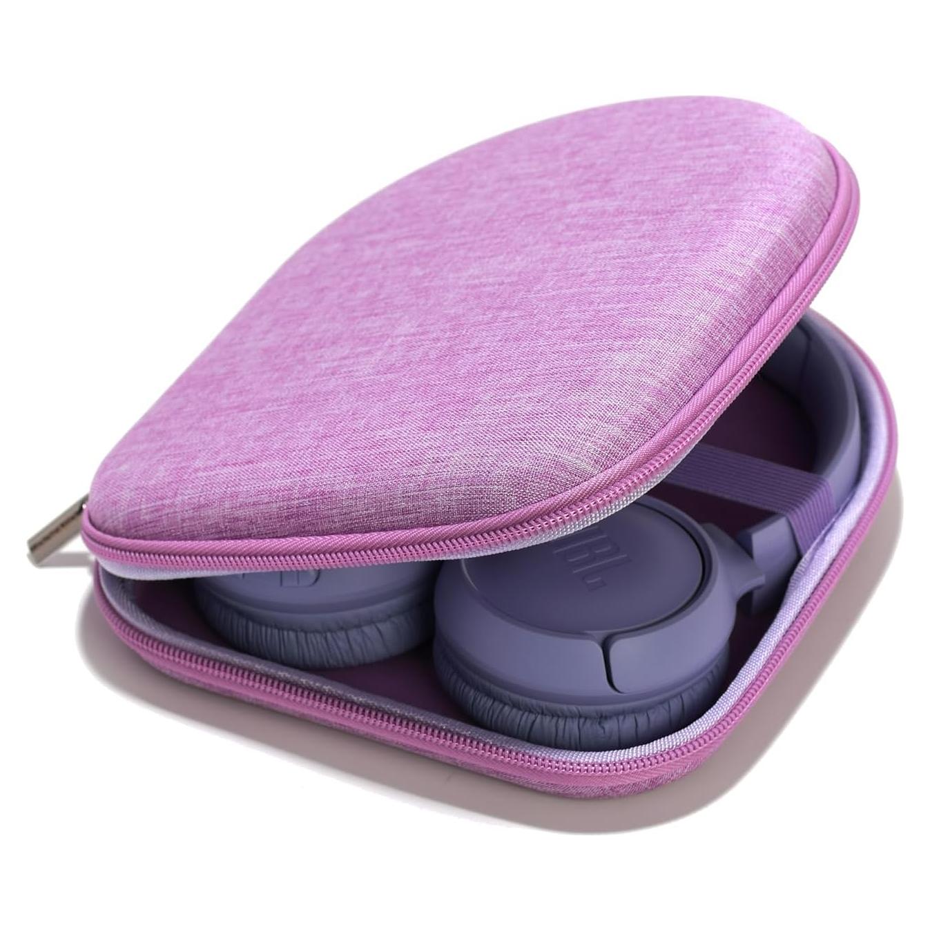 Funda Dura Ginsco para Auriculares On Ear - Púrpura Claro