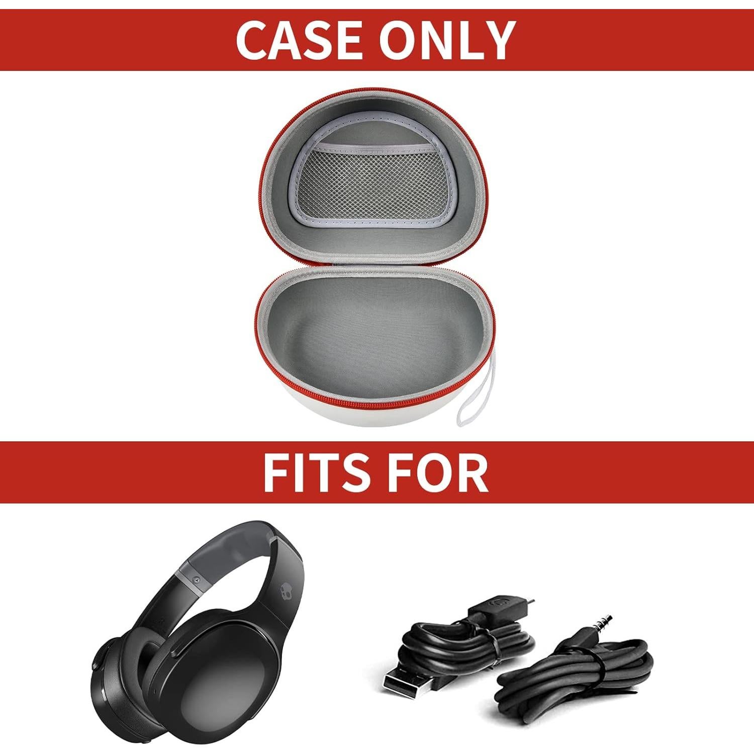 Funda Dura para Auriculares Skullcandy y Beats - Blanca