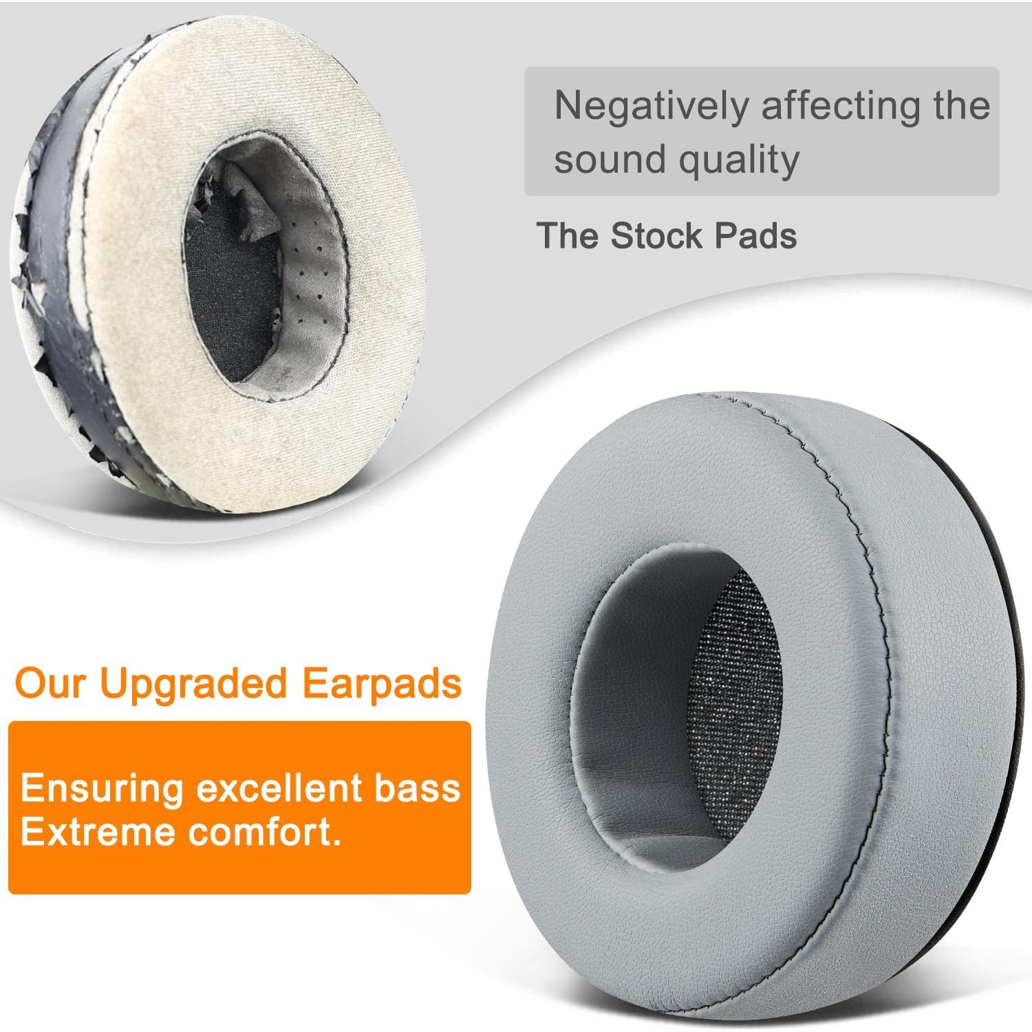 Almohadillas de Reemplazo SOULWIT para Auriculares Skullcandy Hesh 2 - Gris