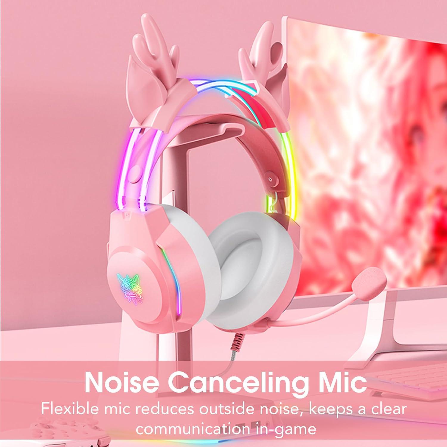 Auriculares Gaming ONITOON X26 con Micrófono y RGB 3.5mm