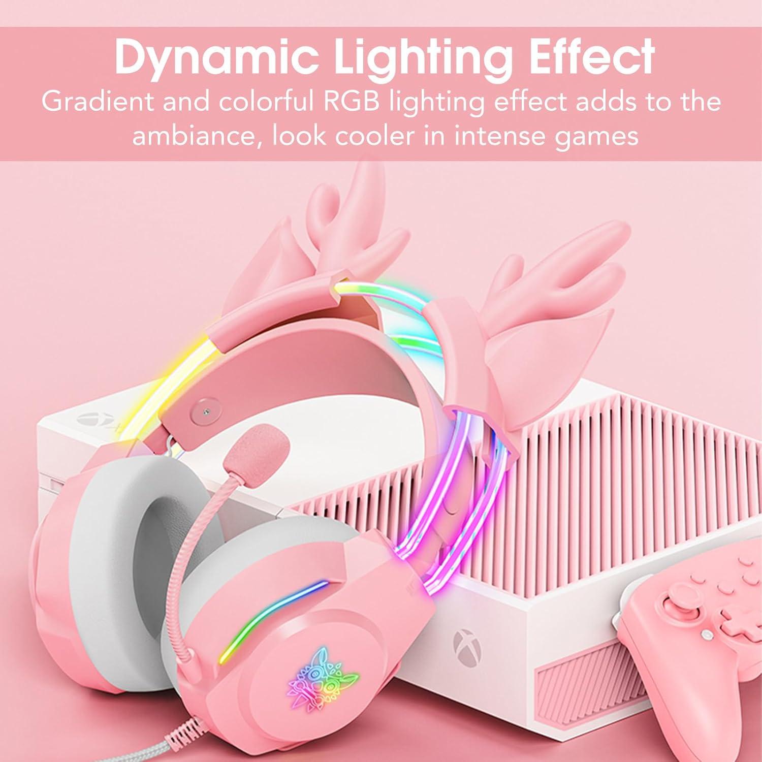 Auriculares Gaming ONITOON X26 con Micrófono y RGB 3.5mm