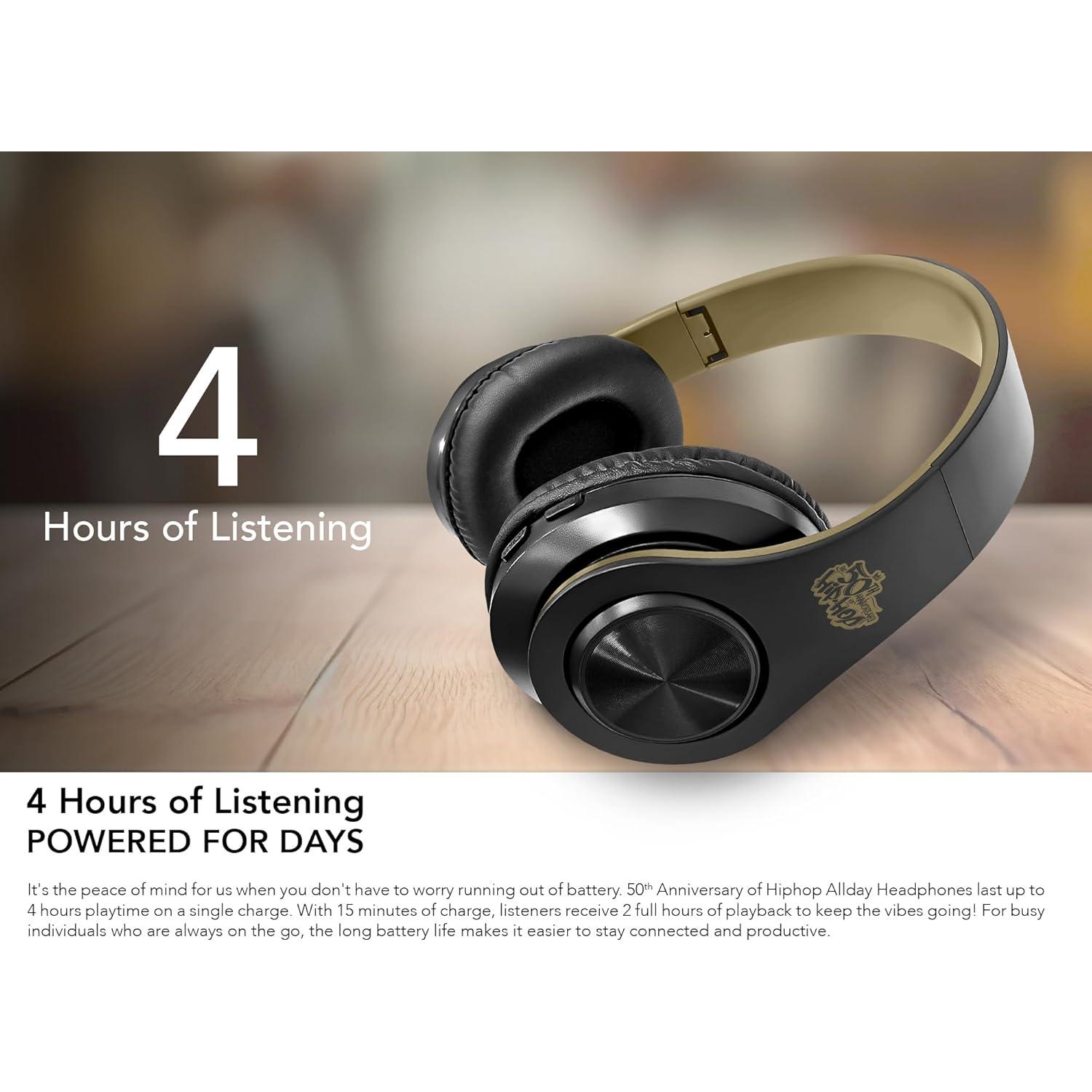 Auriculares Inalámbricos Bluetooth 5.1 Migear 50HPBT500K Negro