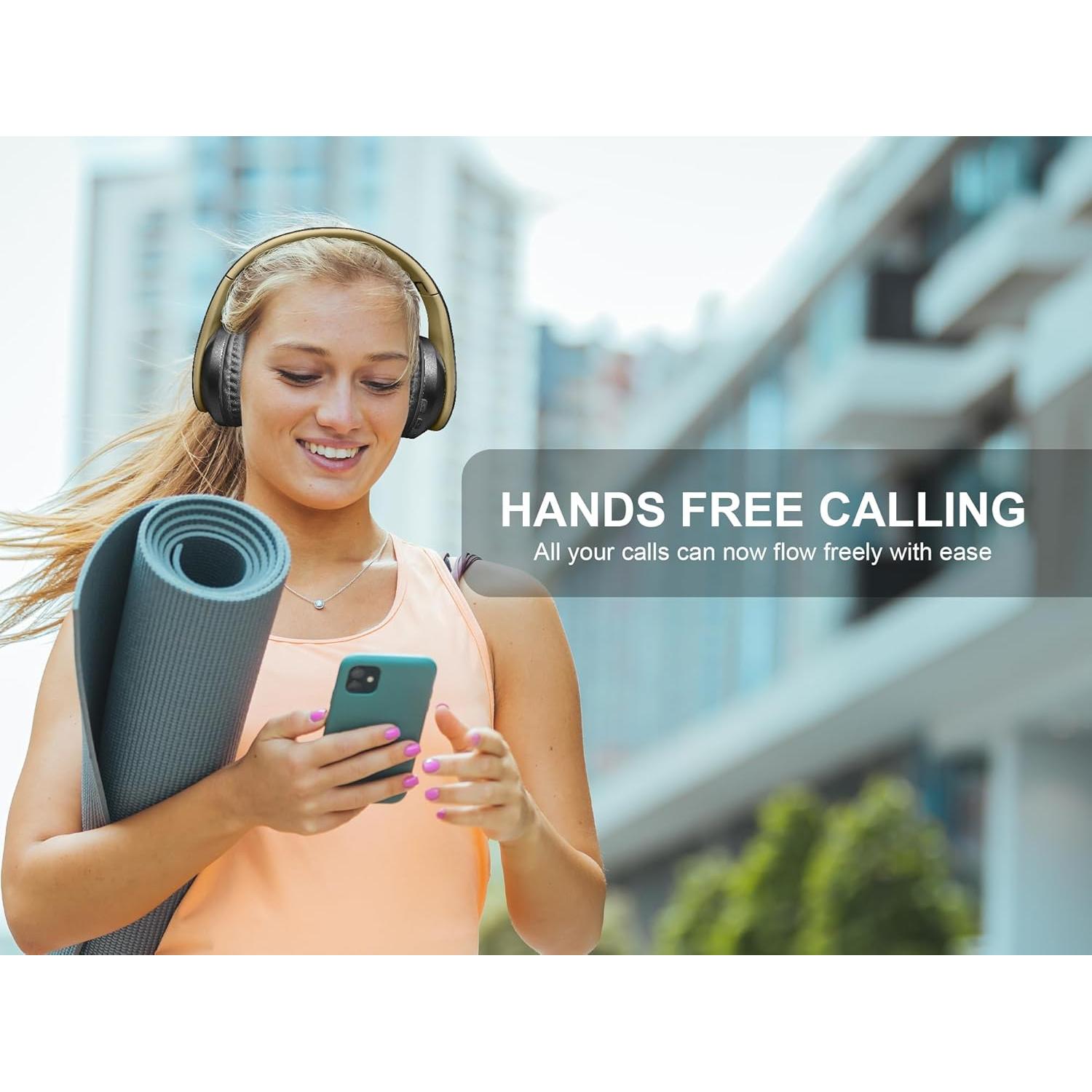 Auriculares Inalámbricos Bluetooth 5.1 Migear 50HPBT500K Negro