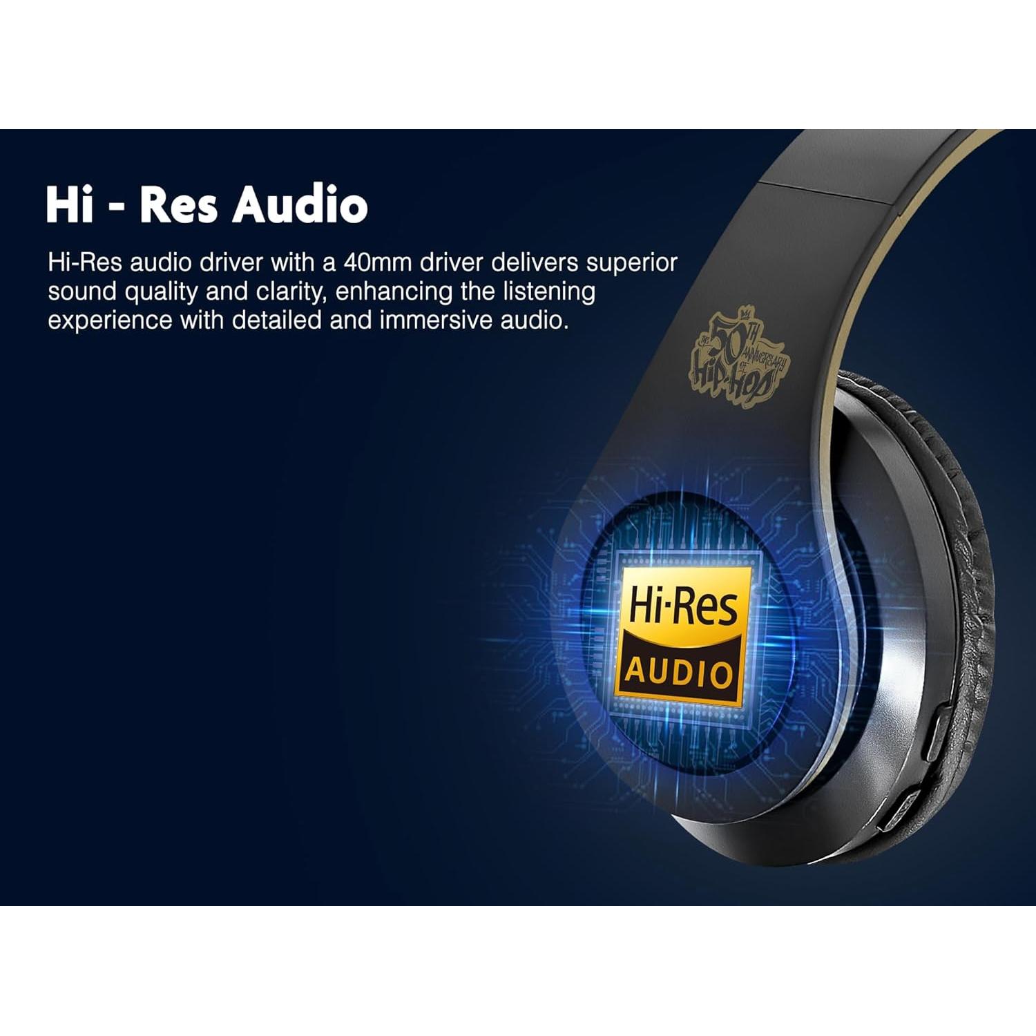 Auriculares Inalámbricos Bluetooth 5.1 Migear 50HPBT500K Negro