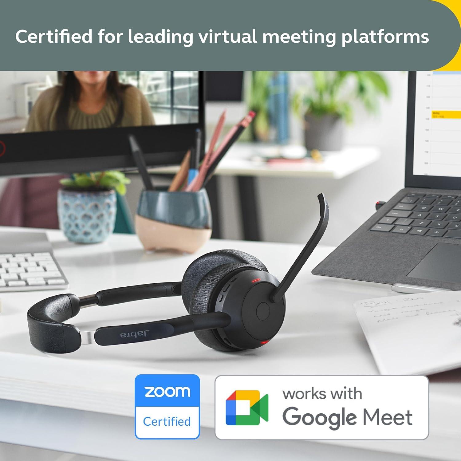 Auricular Inalámbrico Jabra Evolve2 55 - Cancelación de Ruido