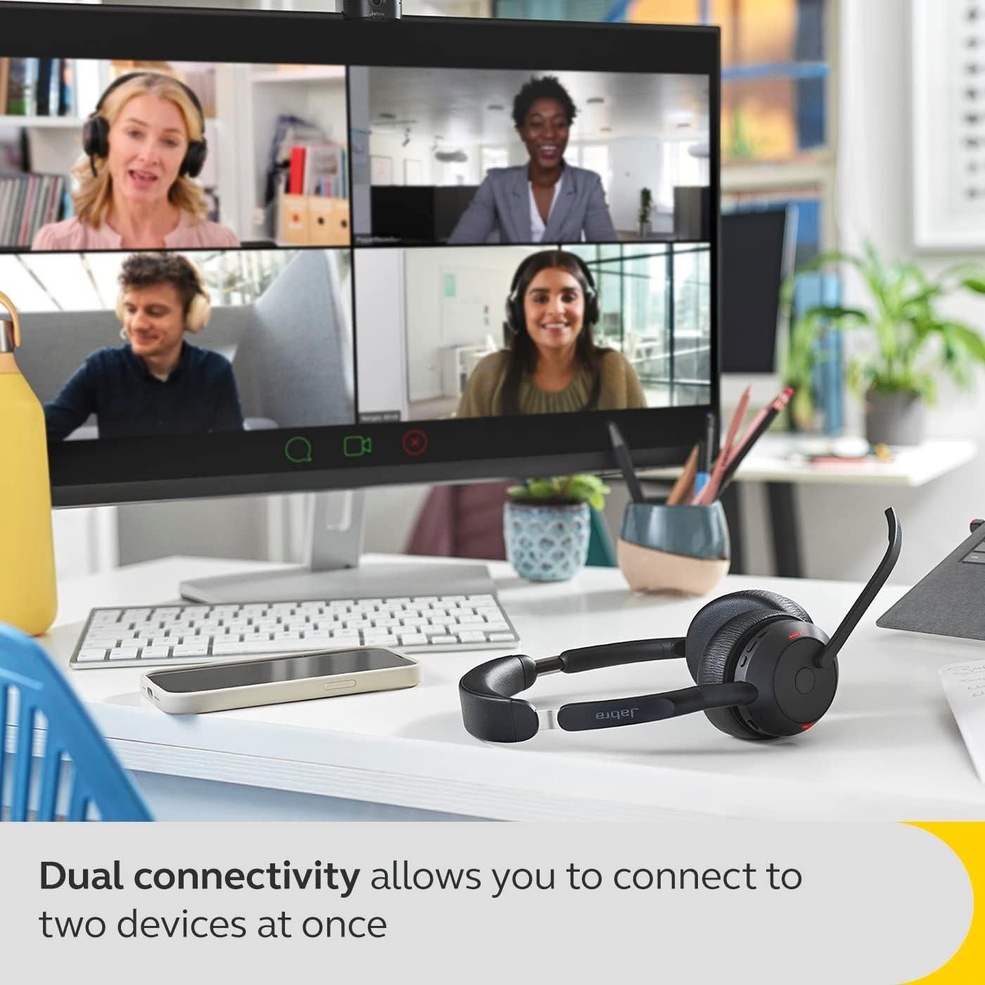 Auricular Inalámbrico Jabra Evolve2 55 - Cancelación de Ruido