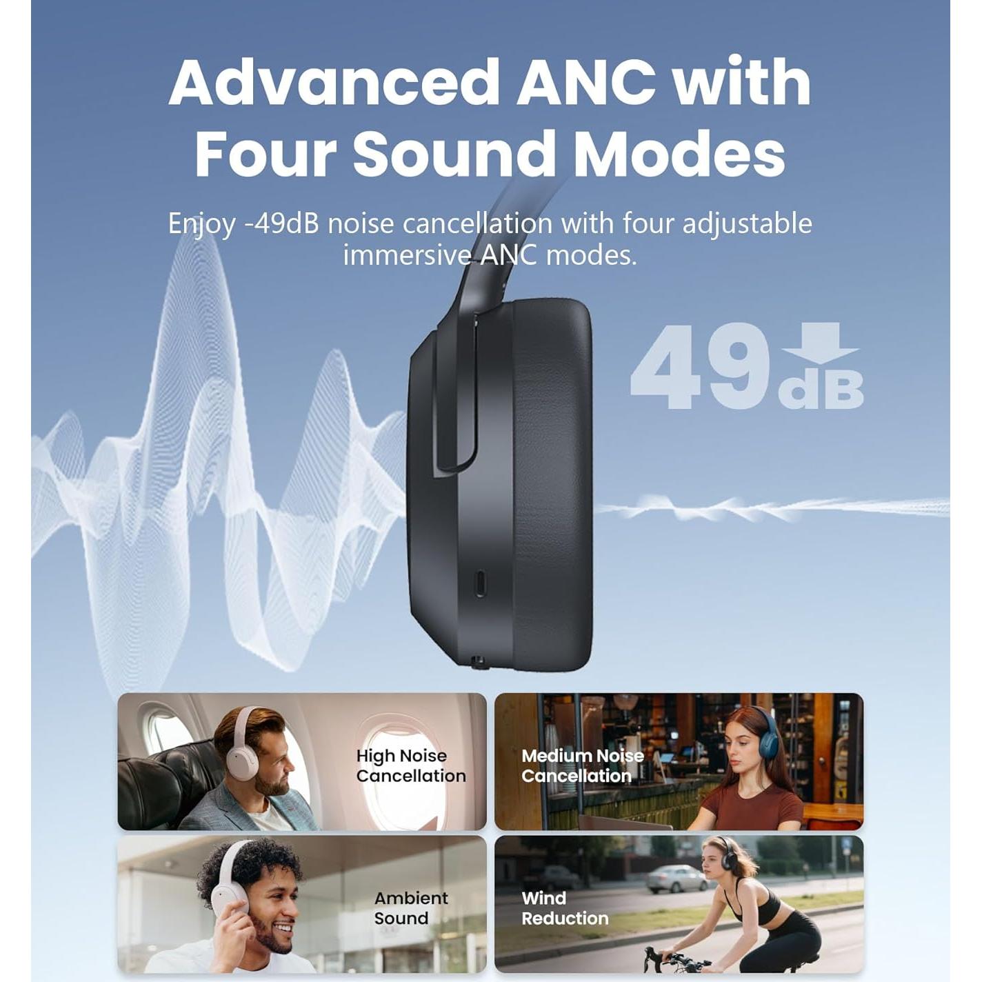 Auriculares Inalámbricos Edifier W820NB Plus Gen 2 - ANC - 88H