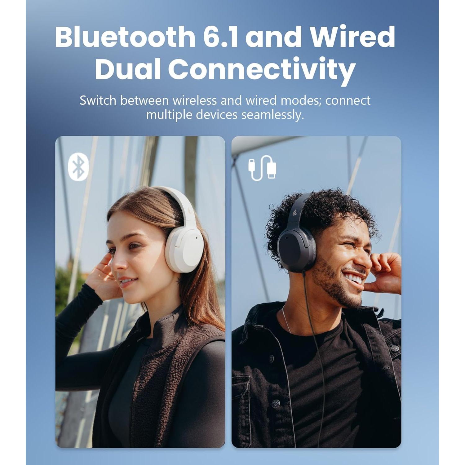 Auriculares Inalámbricos Edifier W820NB Plus Gen 2 - ANC - 88H