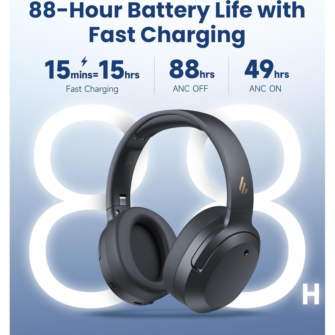 Auriculares Inalámbricos Edifier W820NB Plus Gen 2 - ANC - 88H