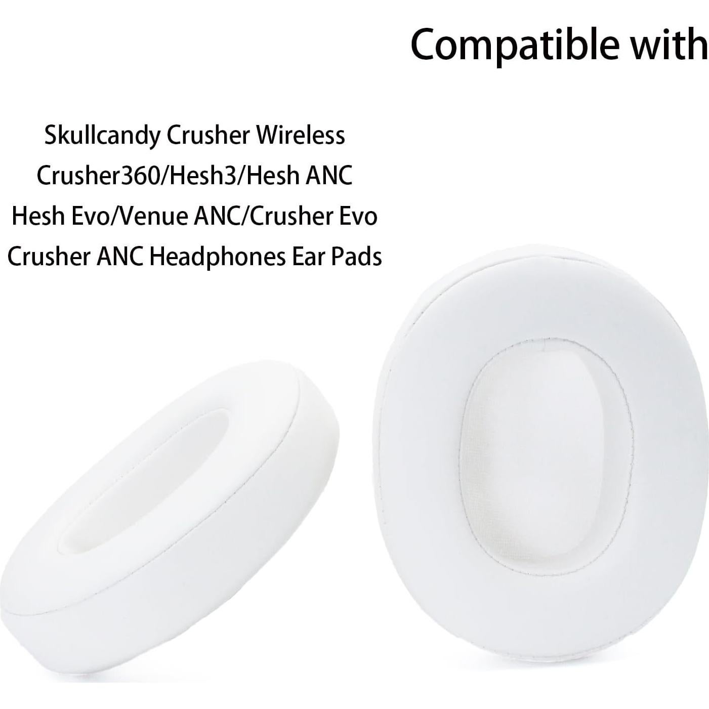 Almohadillas de Repuesto Skullcandy Hesh 3/ANC/Evo - Cuero Blanco