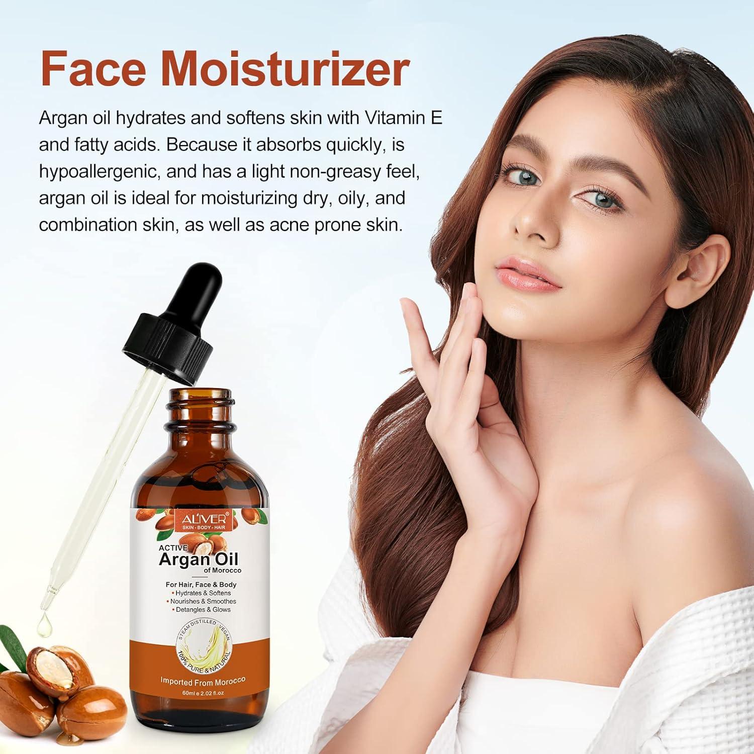 Aceite de Argán Bieyoc 59.87 ml - 100% Puro y Natural