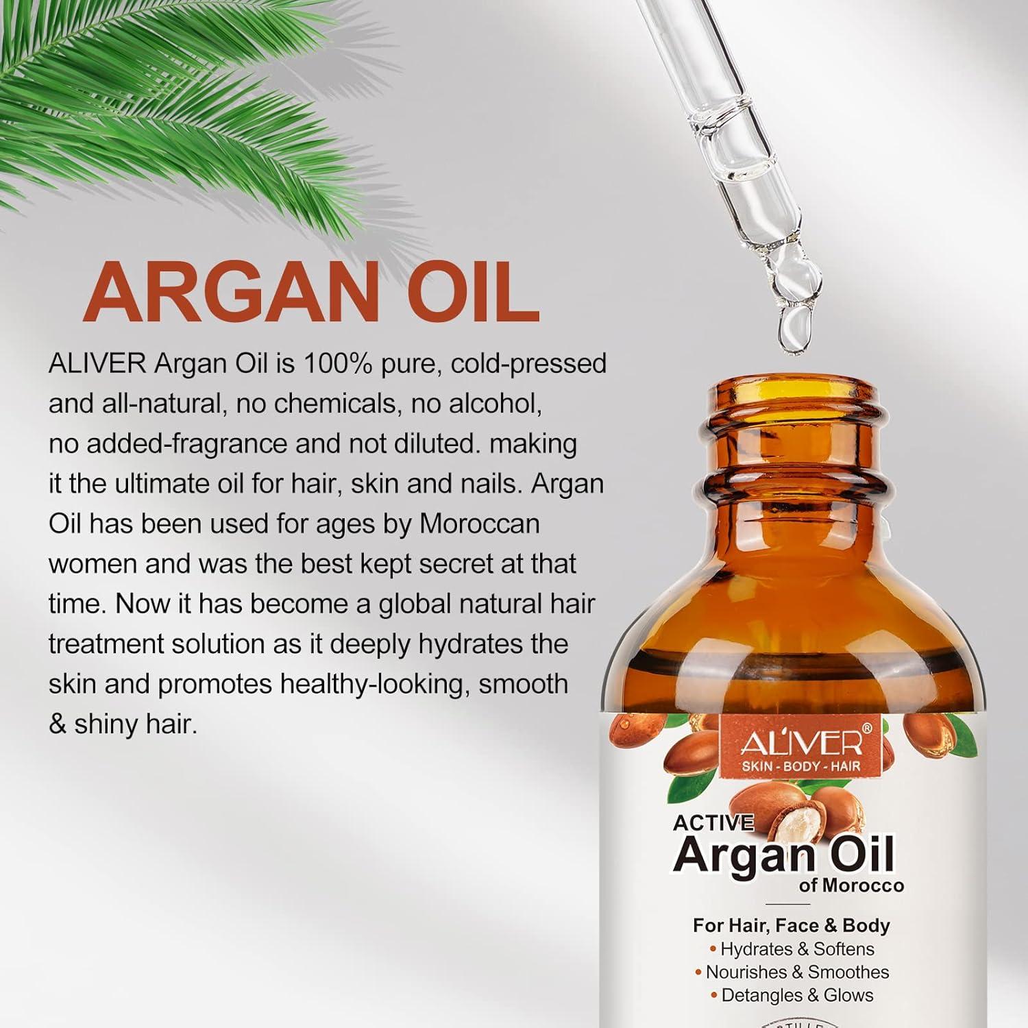 Aceite de Argán Bieyoc 59.87 ml - 100% Puro y Natural