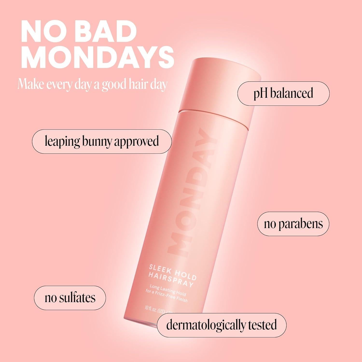 Laca de Cabello MONDAY Haircare SLEEK HOLD 2 Pack 300 ml