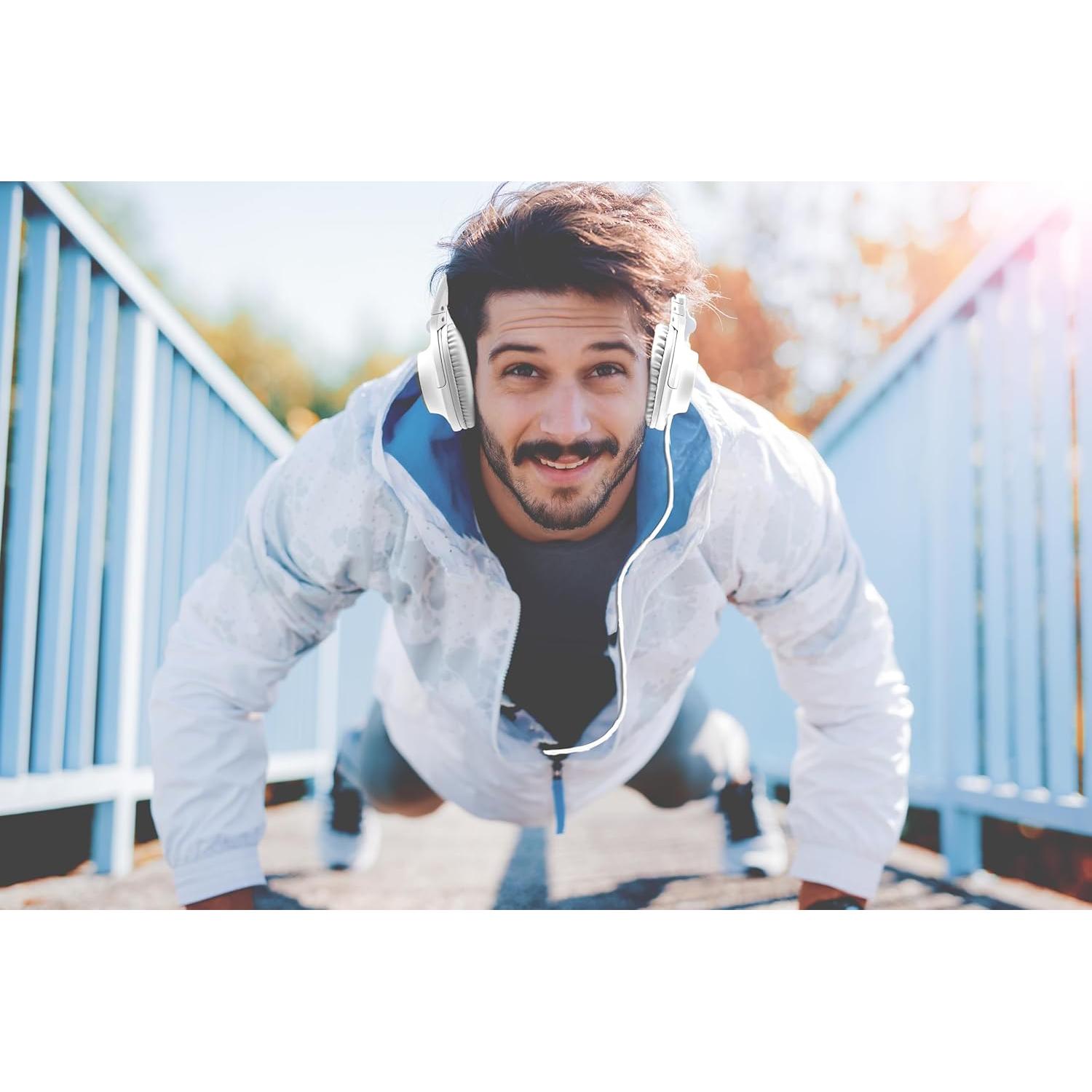 Auriculares Coby Super Bass Estéreo con Cable 3.5mm Blanco